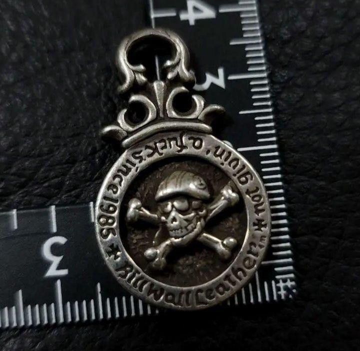Bill Wall Leather Bill Wall BWL Skull Pendant Size ONE SIZE - 4 Thumbnail