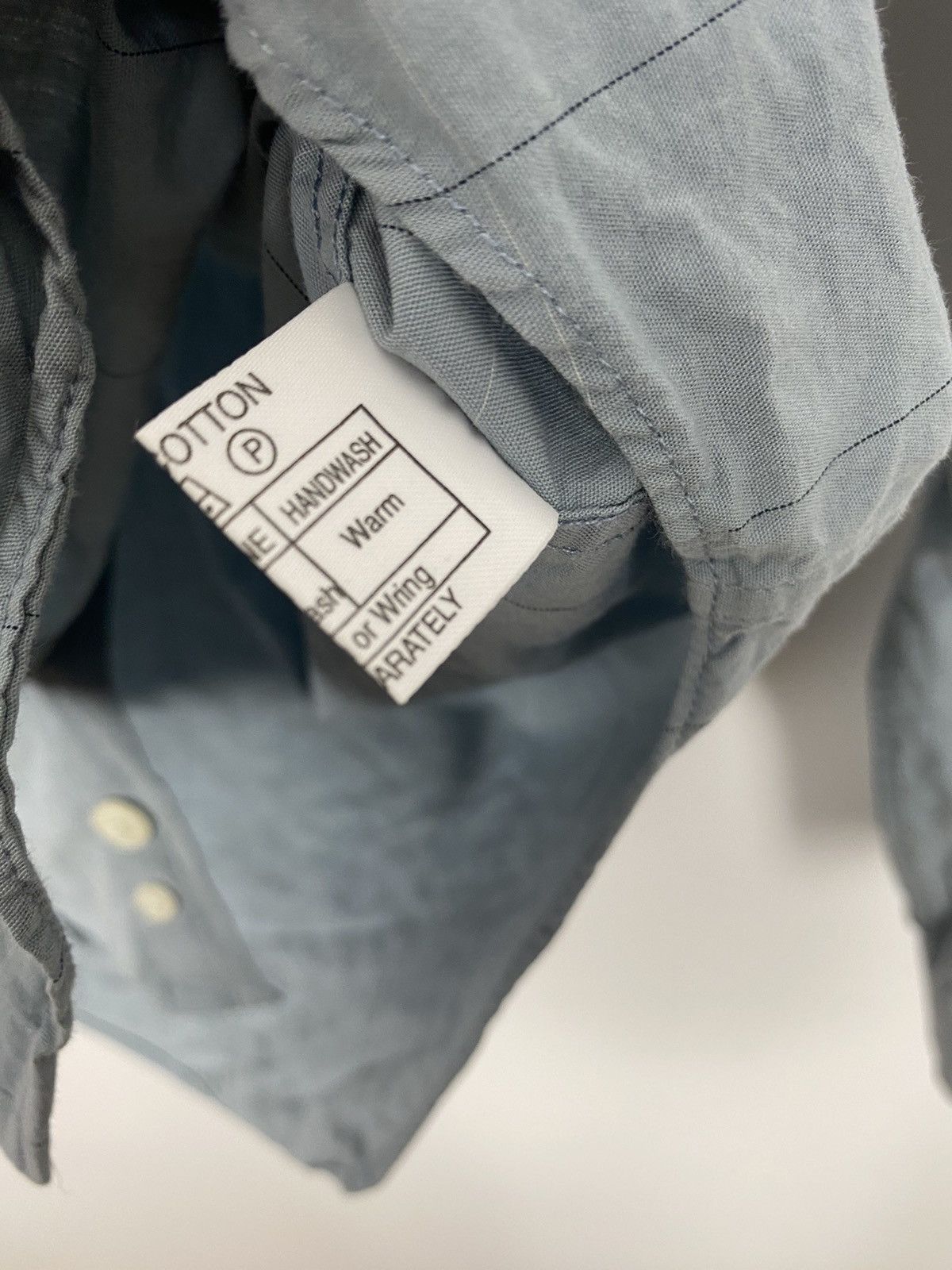 Burberry × Vintage Thomas Burberry Vintage Check Long Sleeved Button up Pocket Size US S / EU 44-46 / 1 - 7 Thumbnail