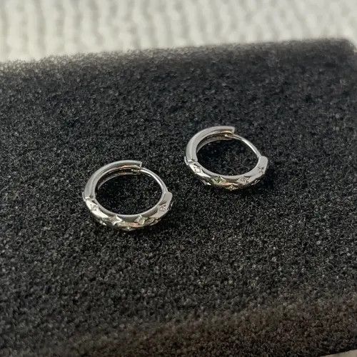 Other Star Small Hoop Earrings for Women Men Unisex Earrings Size ONE SIZE - 2 Thumbnail