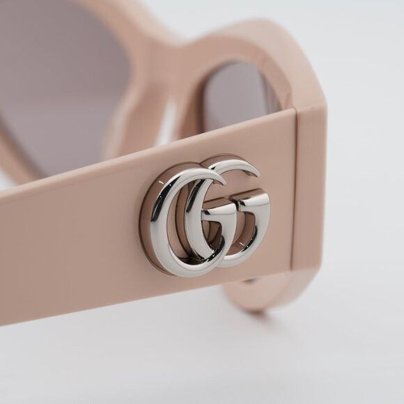 Gucci Gucci GG1951S 005 Sunglasses Vintage Pink Cat Eye Frame Size ONE SIZE - 5 Thumbnail