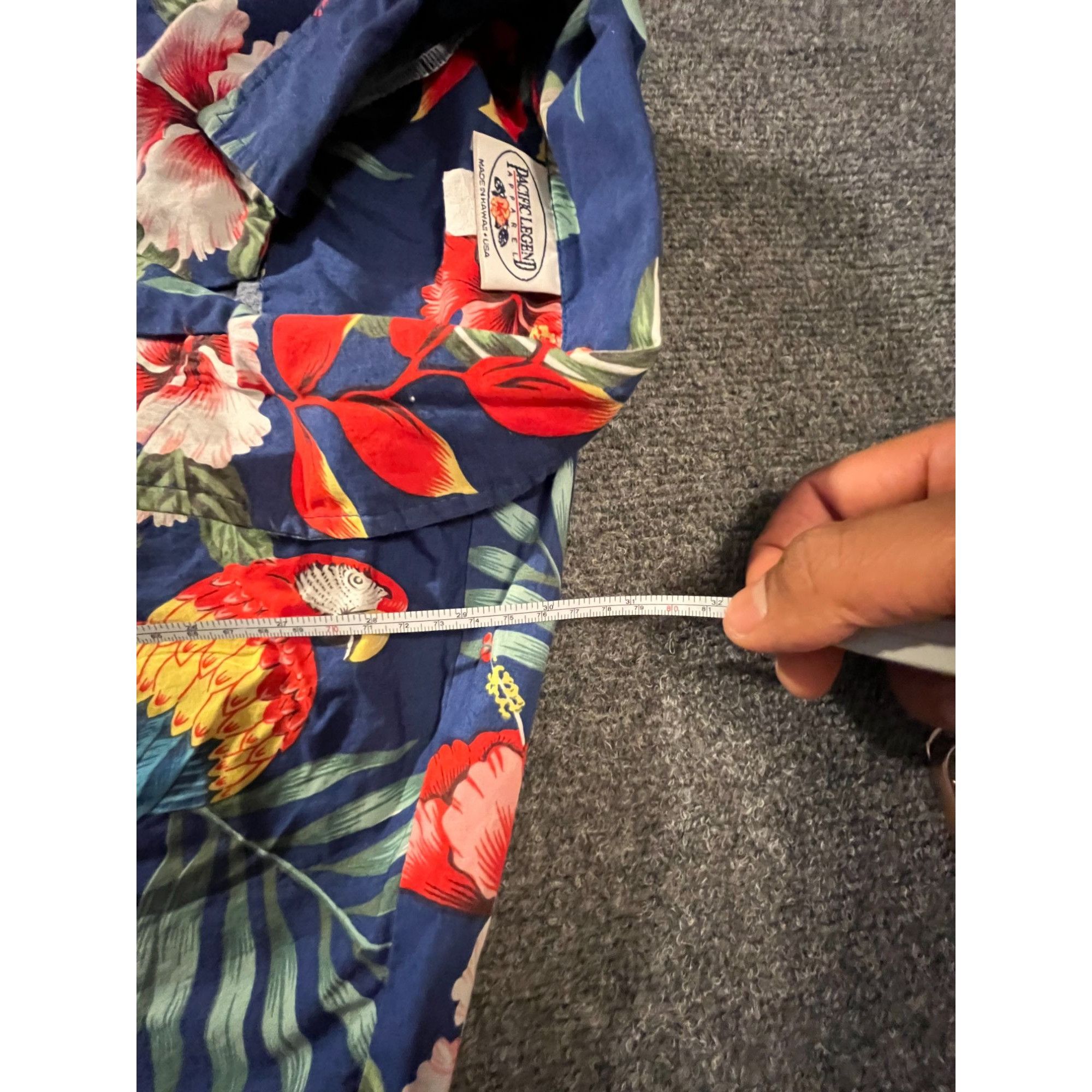 Pacific Legend pacific legend hawaiian shirt size XL blue floral all over p Size US XL / EU 56 / 4 - 6 Thumbnail