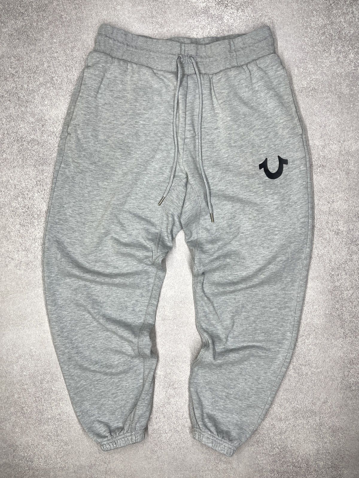 True Religion Mens True Religion Lullaby Jogger Pants Grey Size S/M Size US 30 / EU 46 - 2 Thumbnail