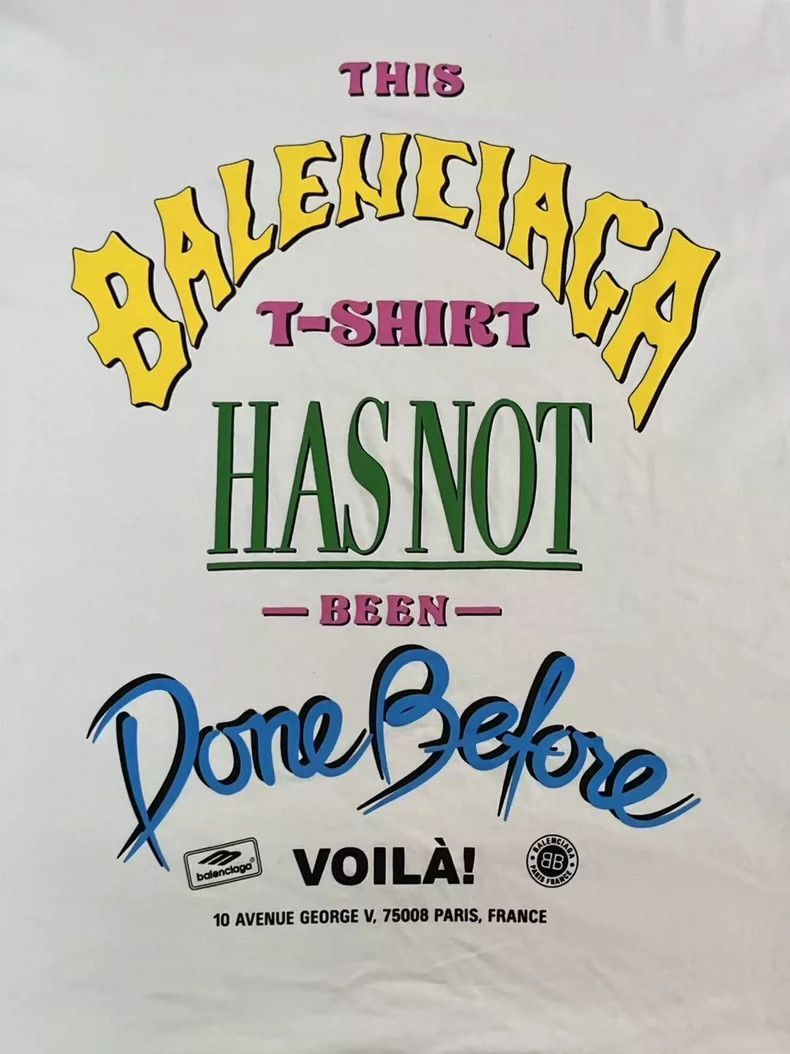 Balenciaga Balenciaga Logo Print Long Sleeve TShirt-2506 Size US M / EU 48-50 / 2 - 4 Thumbnail