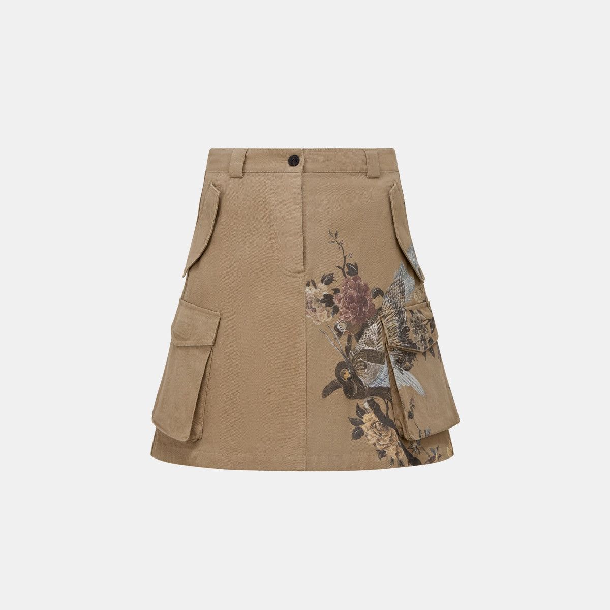 image of Dior O1Bcso1Str0224 Skirt In Beige, Women's (Size 28)