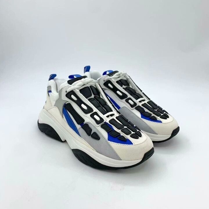 Amiri Amiri Color-Blocked Round-Toe Platform Sneakers Size US 8 / EU 41 - 2 Thumbnail