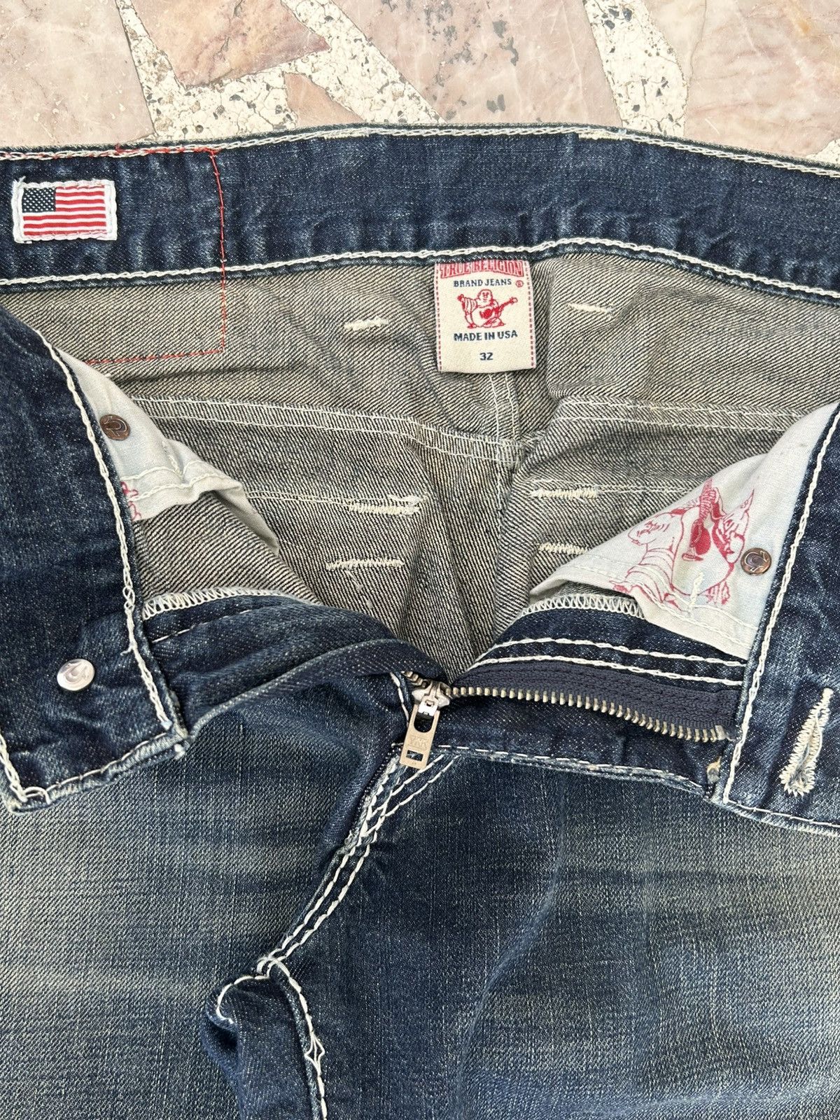 True Religion True Religion Billy Waist 34 Vintage Denim Size US 34 / EU 50 - 11 Thumbnail