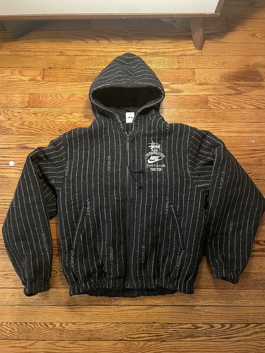 Nike Nike x Stüssy Striped Wool Jacket | Grailed