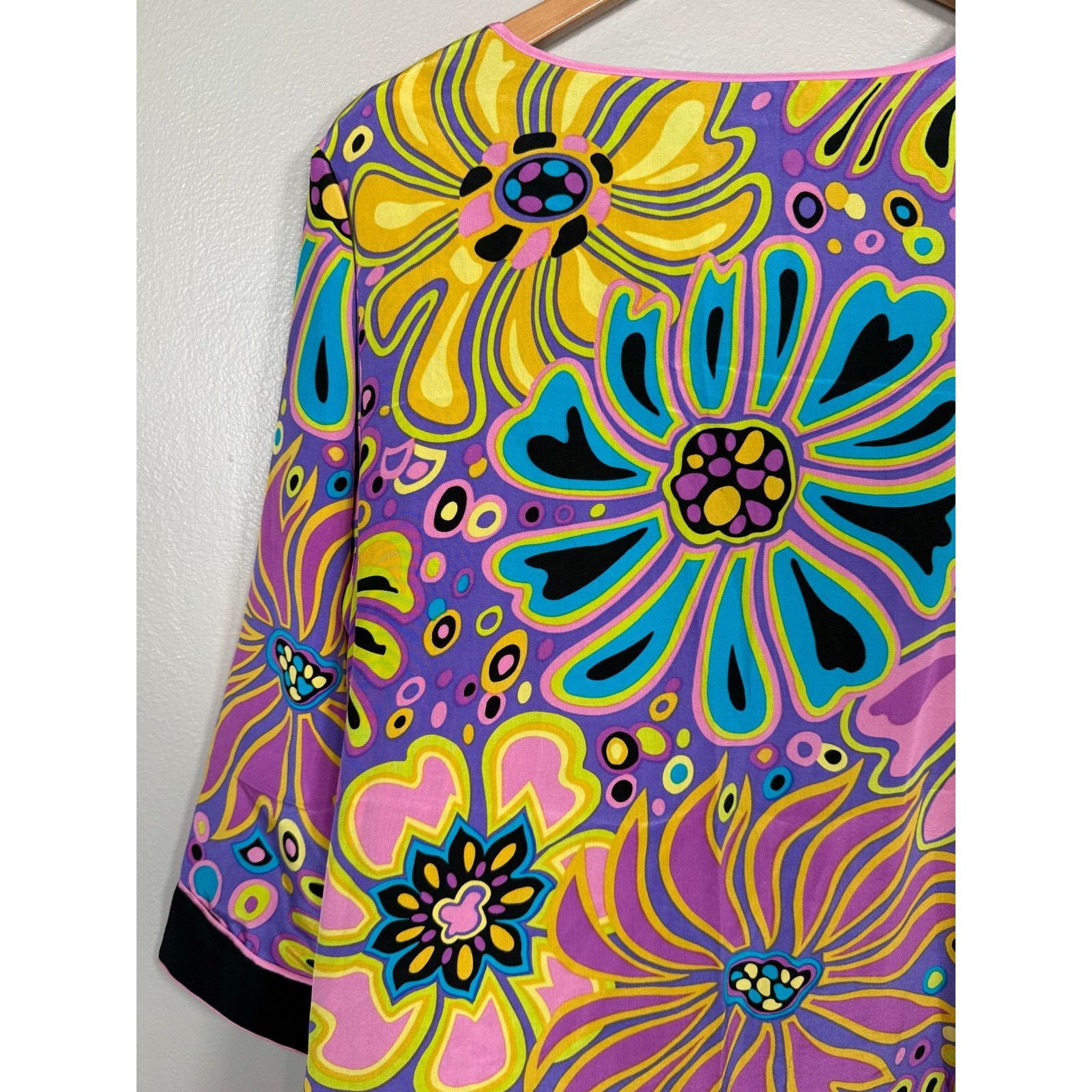 Bob Mackie Vintage Bob Mackie Wearable Art Silk Pucci Hippie Tunic M Size M / US 6-8 / IT 42-44 - 9 Thumbnail