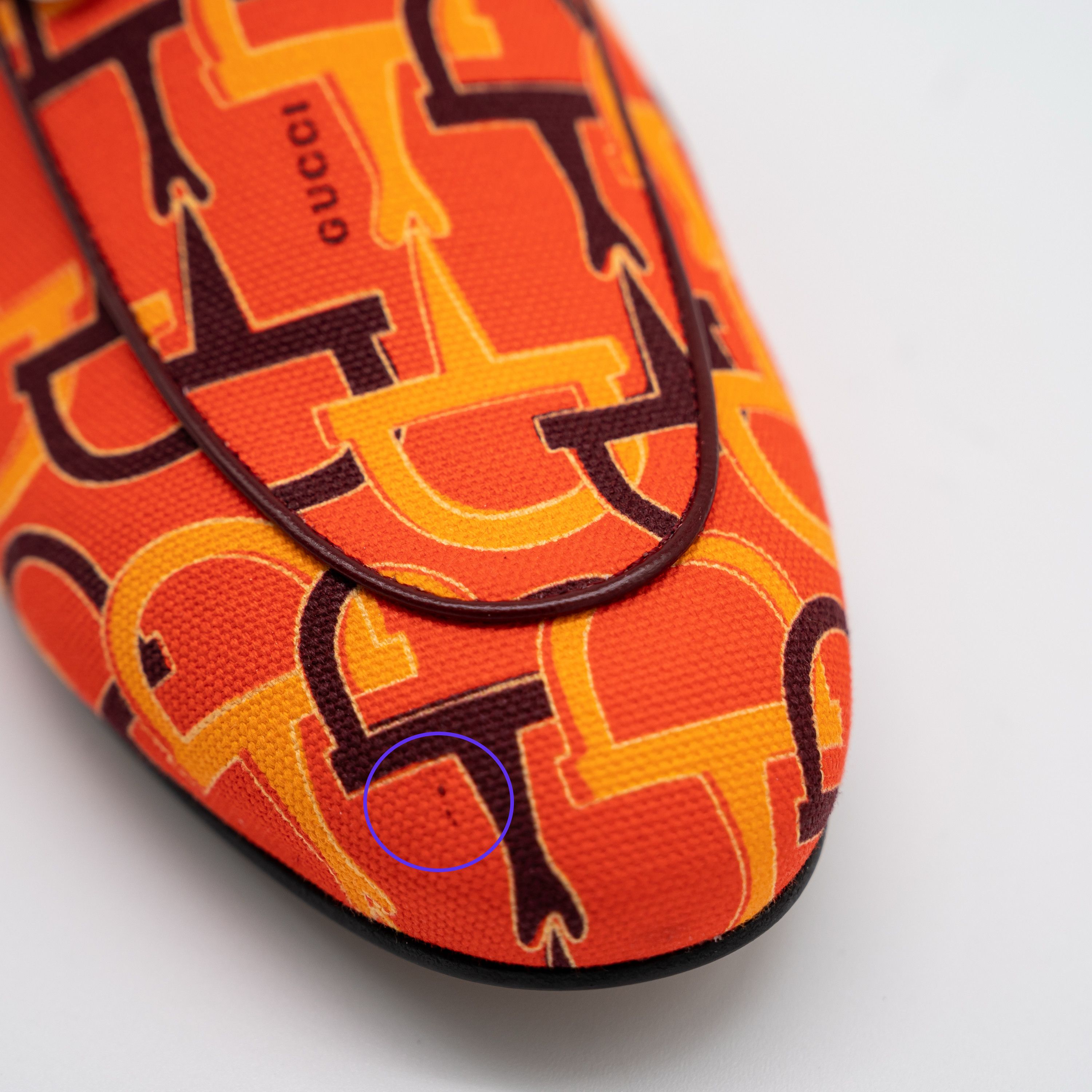 Gucci Gucci Princetown Horsebit Print Orange Mules Slip On Size US 9.5 / IT 39.5 - 7 Thumbnail