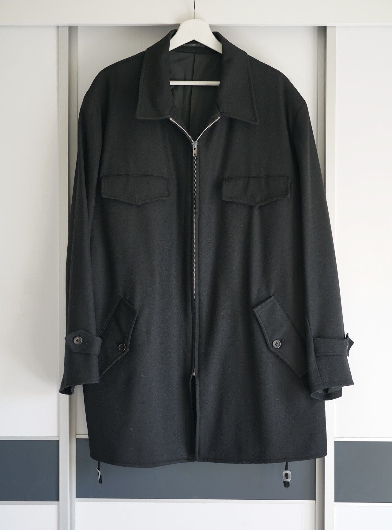 Yohji Yamamoto Yohji Yamamoto 97AW Zip-Through Oversized Jacket Size US M / EU 48-50 / 2 - 1 Thumbnail