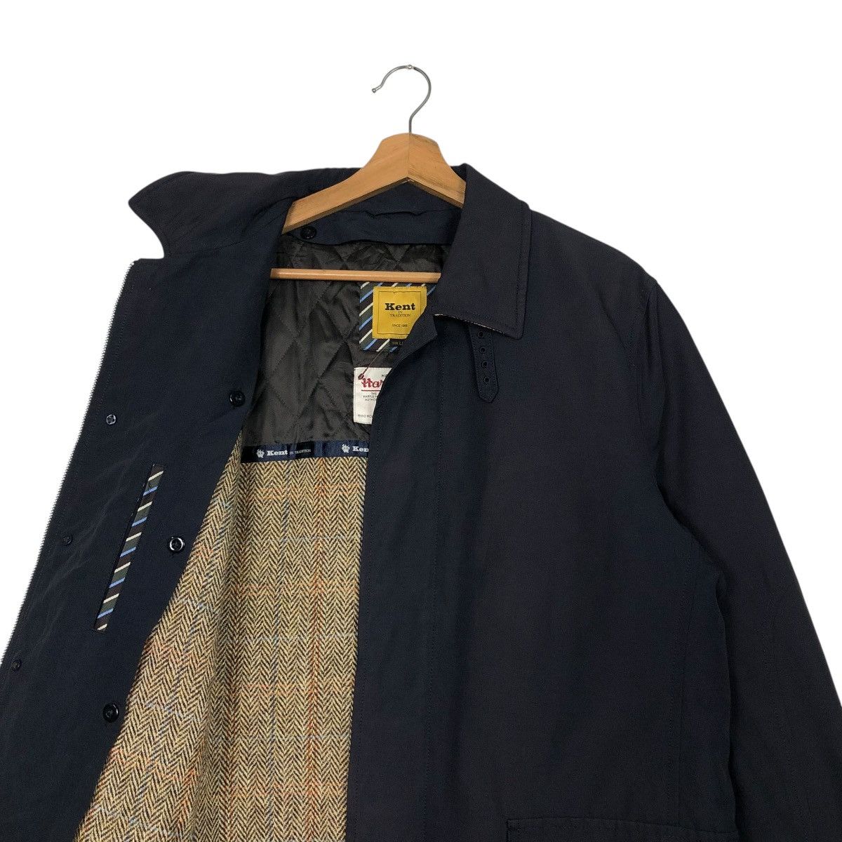 Harris Tweed 🔥VINTAGE CHORE WORK JACKET KENT X HARRIS TWEED Size US L / EU 52-54 / 3 - 14 Thumbnail