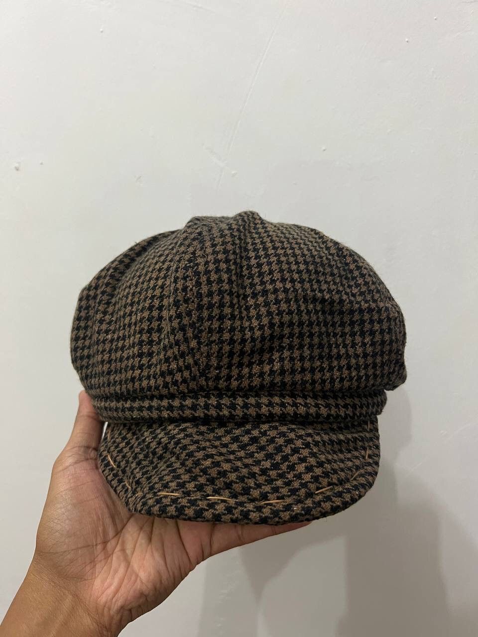 Hat Club Monogram Newsboy Vintage Hat Size ONE SIZE - 5 Thumbnail