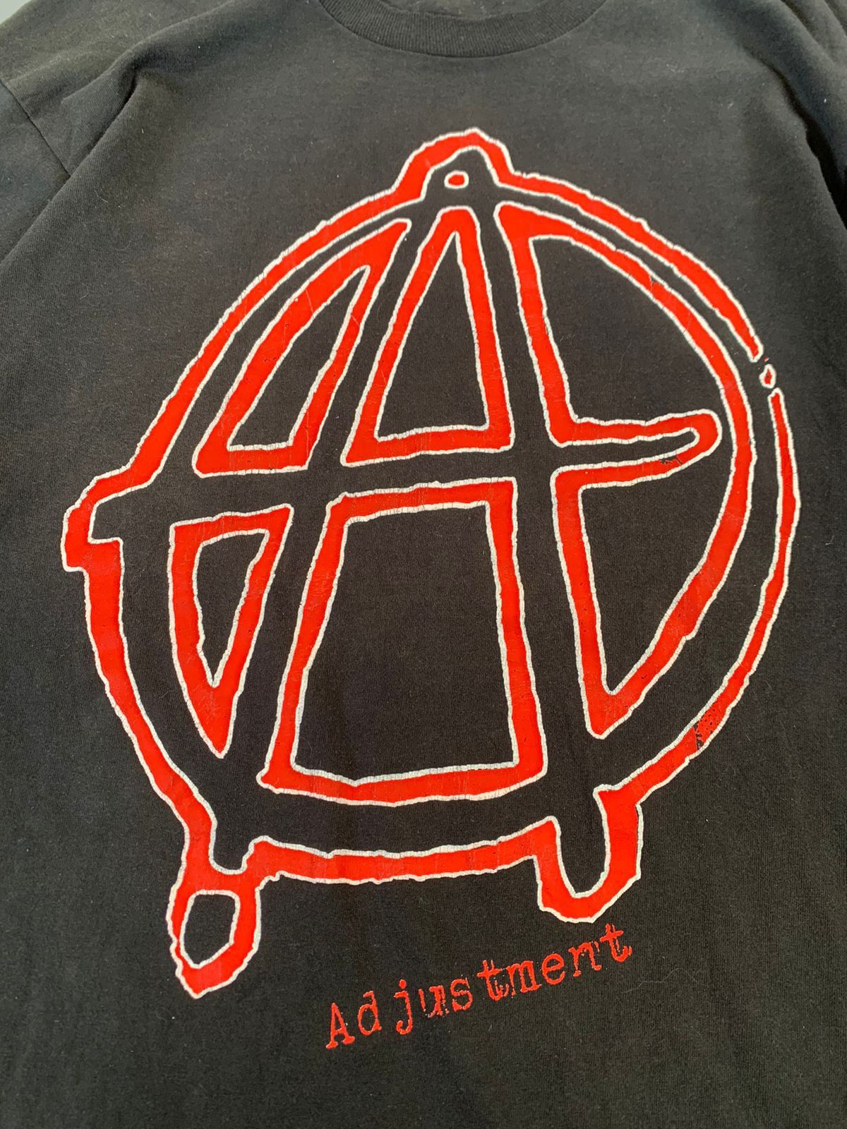 Vintage 90s Anarchic Adjustment Logo T-shirt