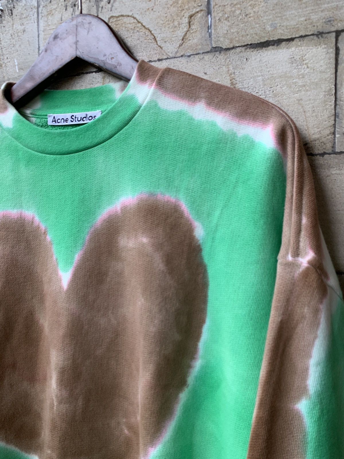 Acne Studios Sweatshirts Acne Studios Heart Tie-Dye (fit Medium) Size US XXS / EU 40 - 2 Thumbnail