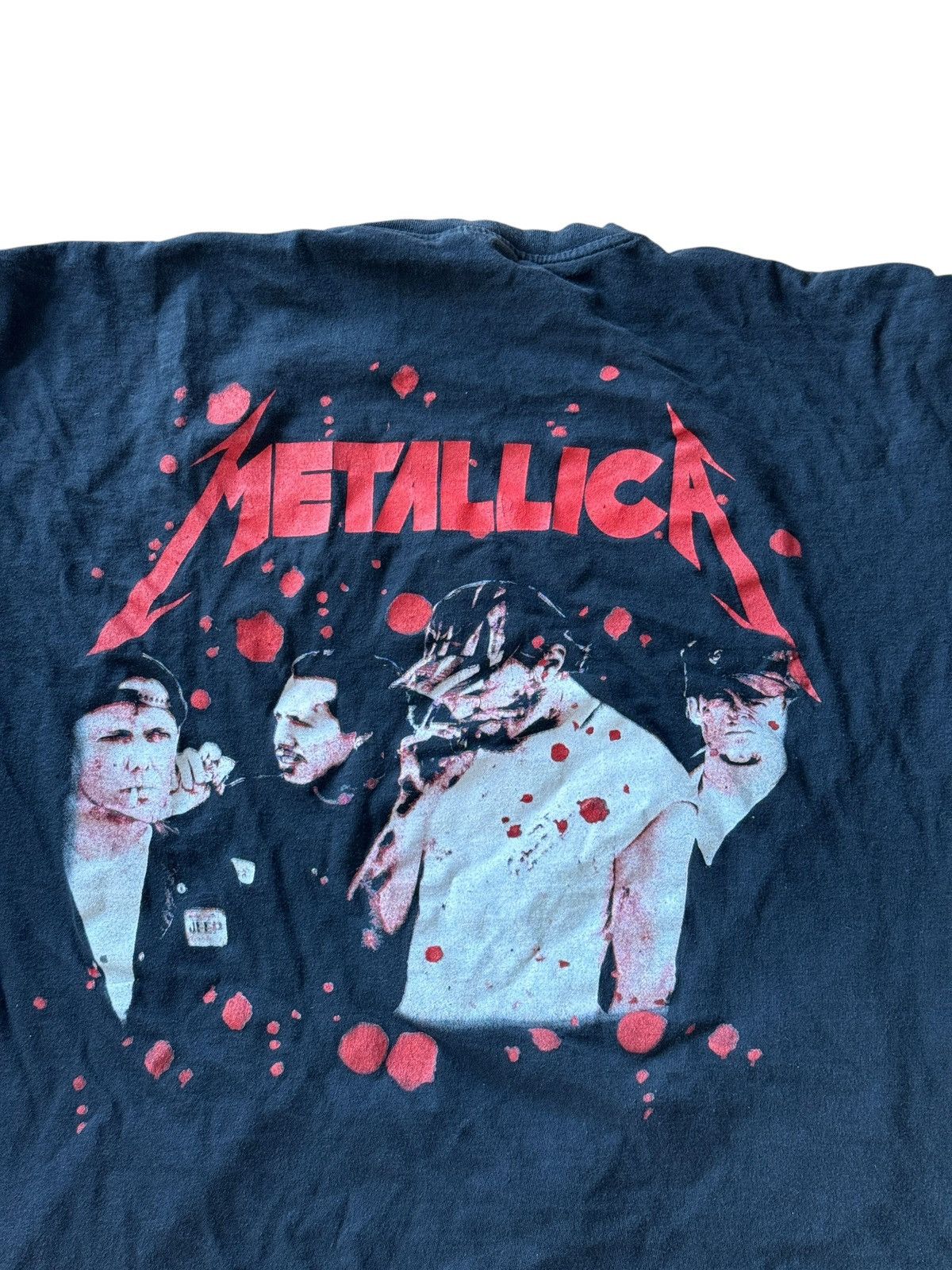 Metallica *RARE* VINTAGE METALLICA KAIJU « GODZILLA » BAND TEE 90s 00s Size US XL / EU 56 / 4 - 7 Thumbnail