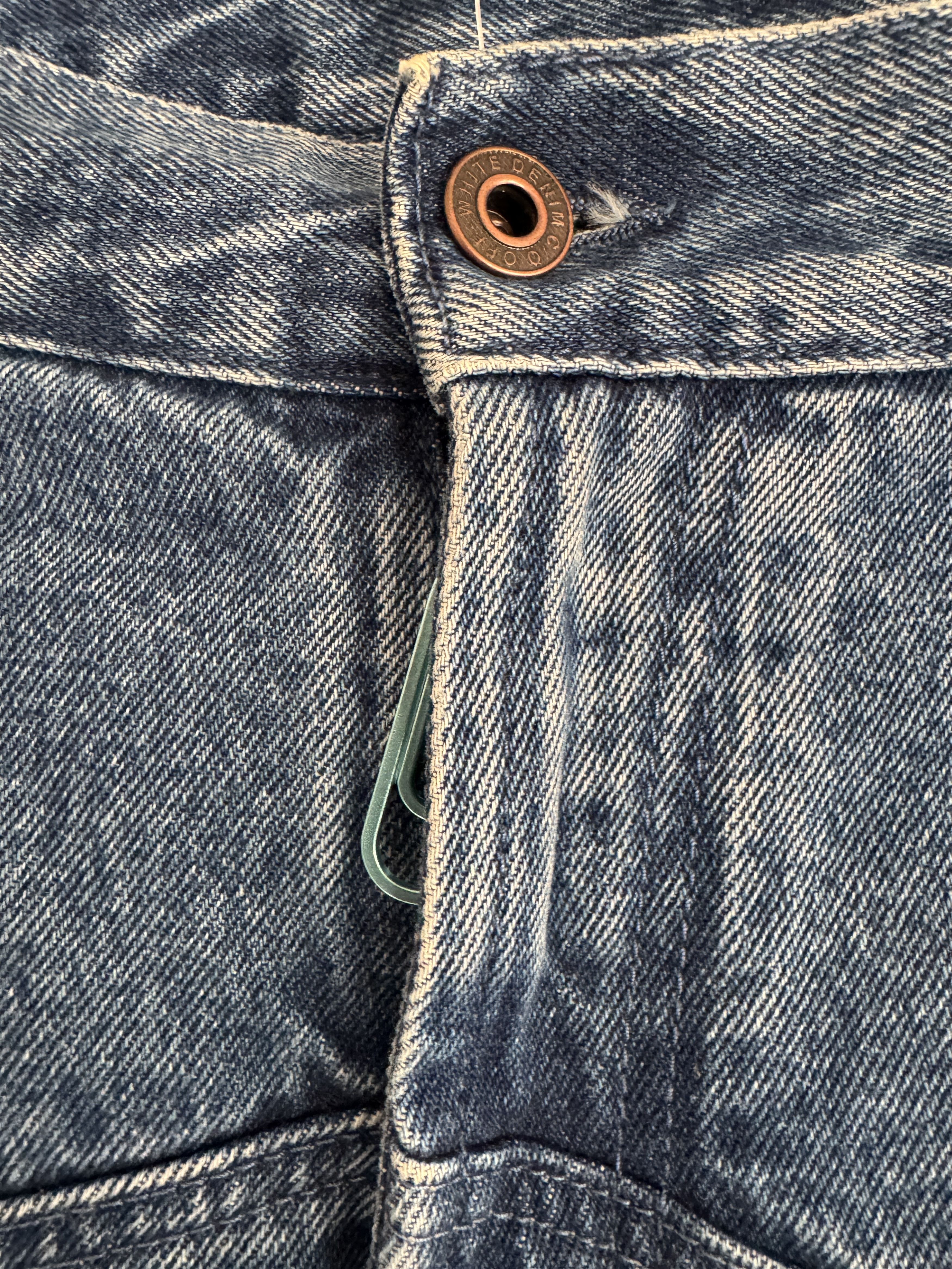 Off-White Paint-Splattered Degrade Denim Jeans Size US 34 / EU 50 - 11 Thumbnail