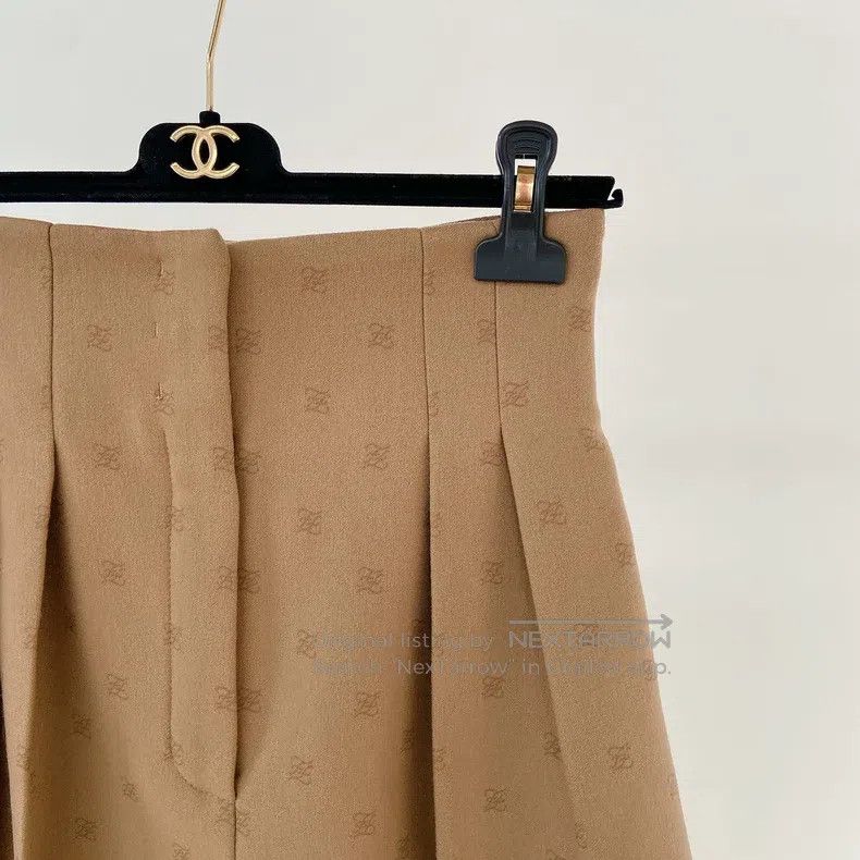 Fendi Fendi Khaki Shorts Size 25" / US 0 / IT 36 - 3 Thumbnail