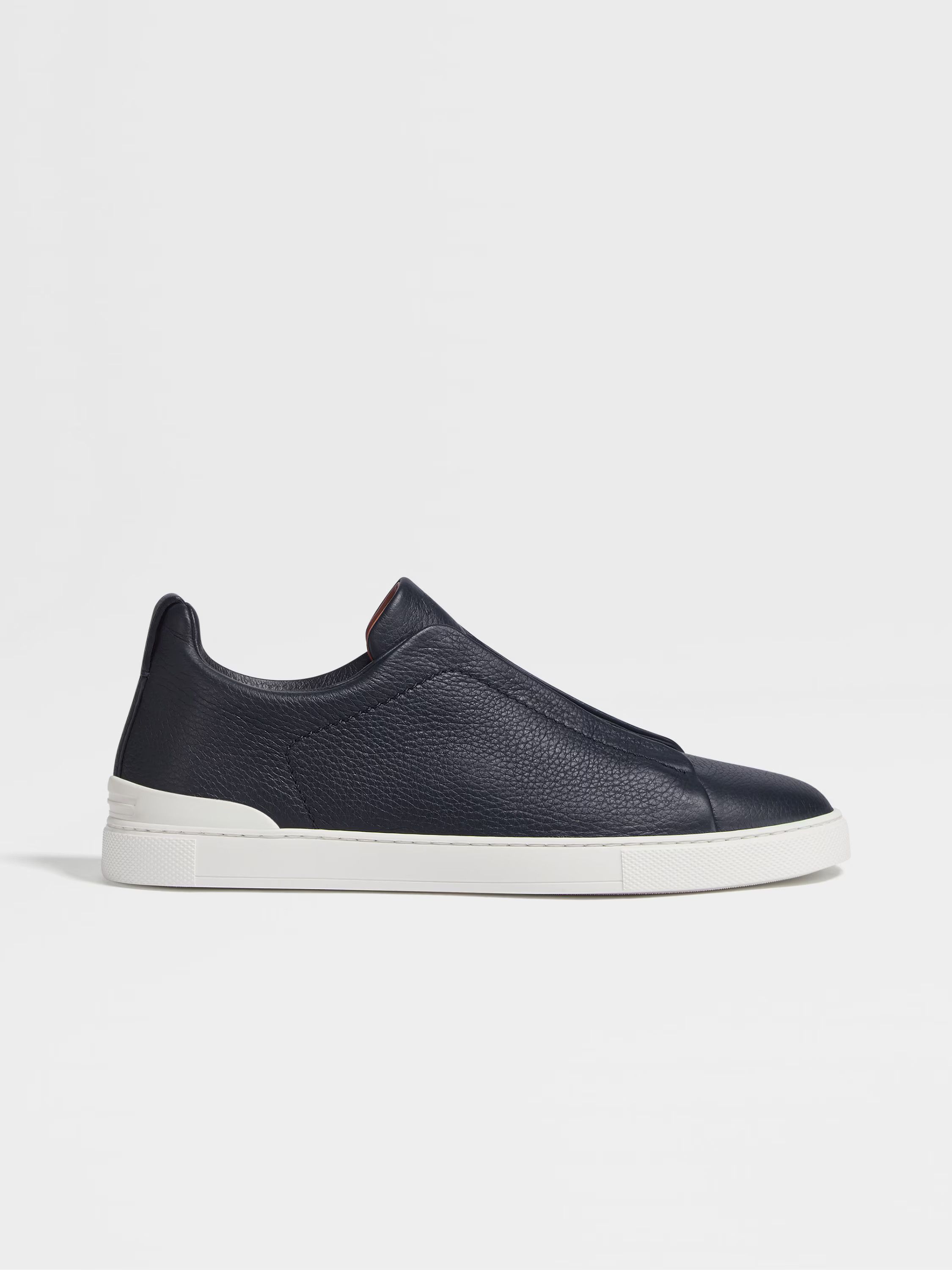 Ermenegildo Zegna o1s1rm0325 RLHCVO Triple Stitch™ Pelle di Cervo Sneakers Size US 7 / EU 40 - 1 Thumbnail