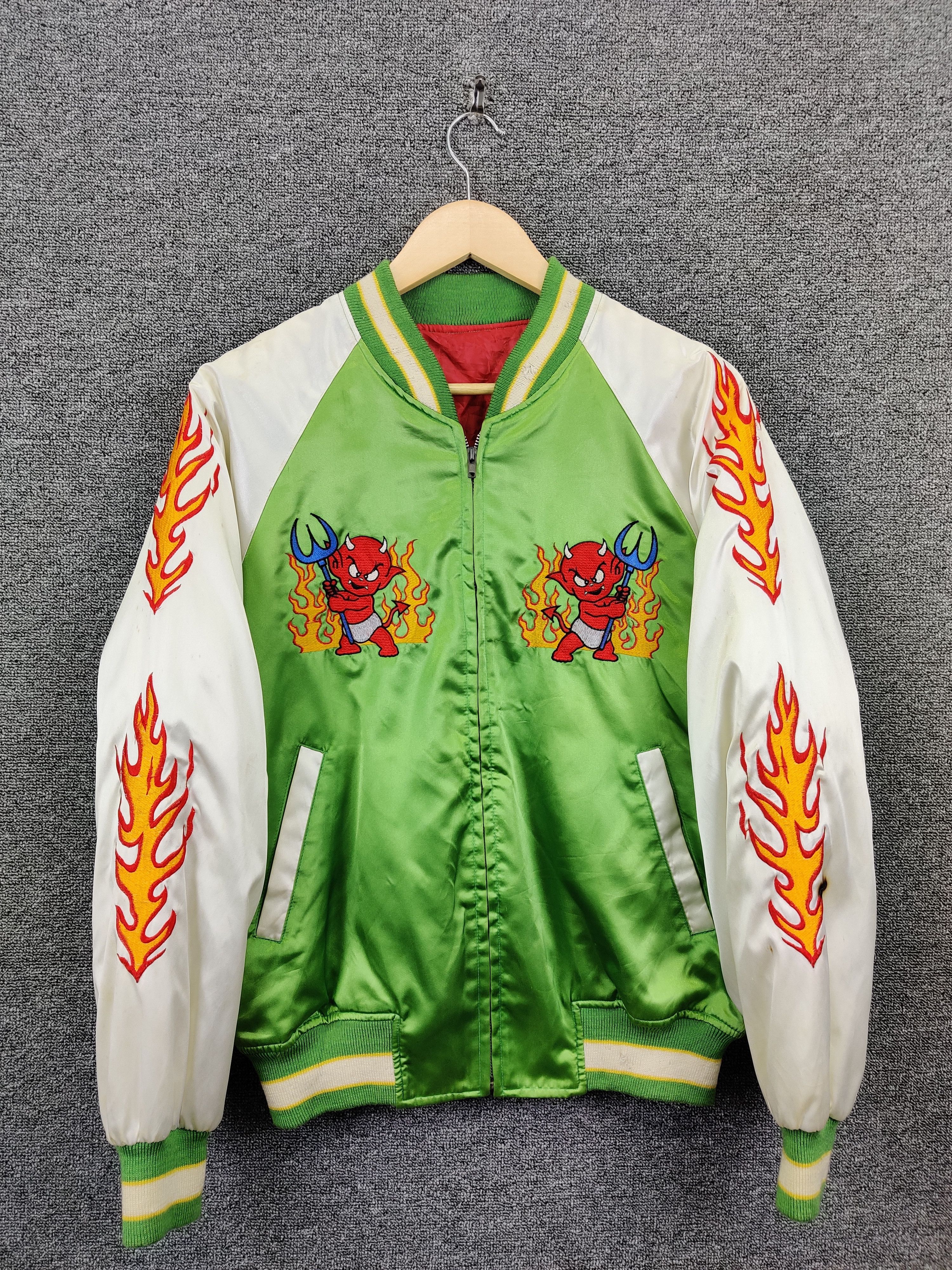 Tedman Vintage 90s Ted Man Souvenir Sukajan Jacket Size US L / EU 52-54 / 3 - 7 Thumbnail