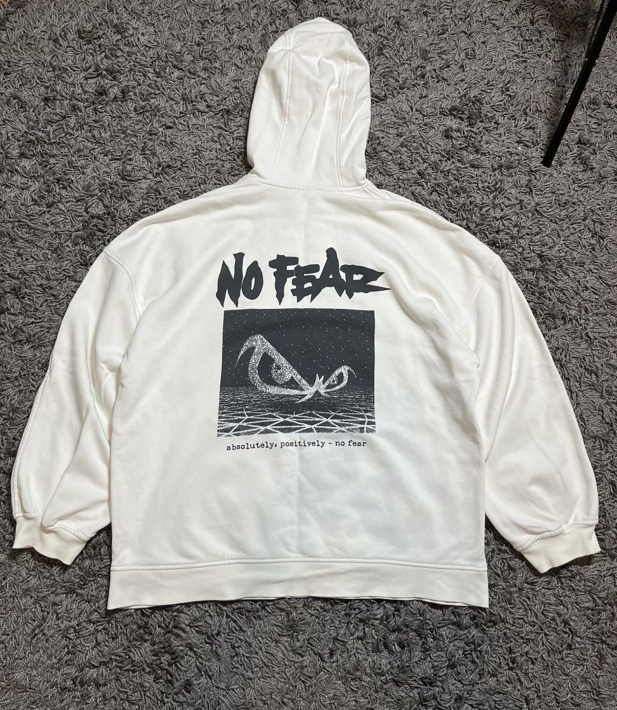 No Fear NO FEAR x H&M BOX BACKSIDE LOGO COTTON BAGGY STYLE HOODIE Size US M / EU 48-50 / 2 - 1 Thumbnail