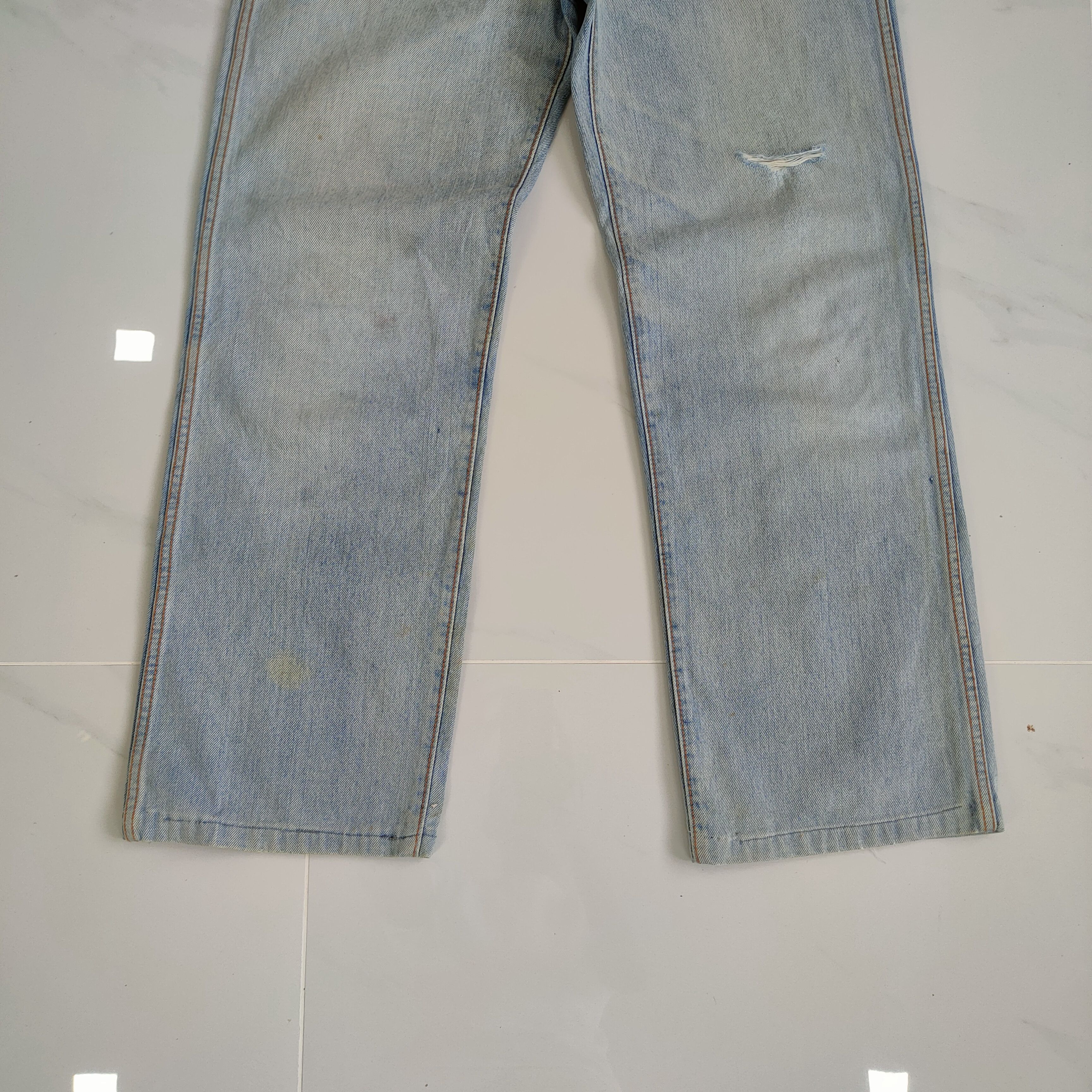 Japanese Brand VINTAGE JAPANESE DISTRESSED JEAN DENIM PANTS Size US 32 / EU 48 - 4 Thumbnail