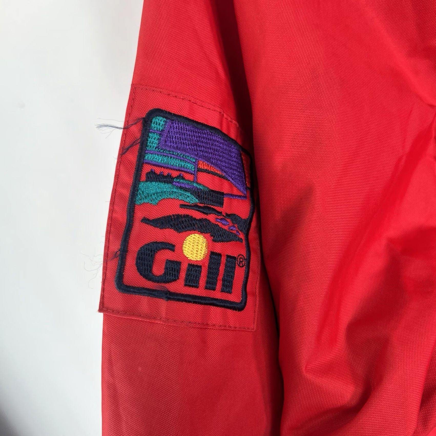 Vintage GILL Sailing Jacket XL Yacht Racing Jacket Latitude 42 Southern Cross Red Blue Size US XL / EU 56 / 4 - 7 Thumbnail