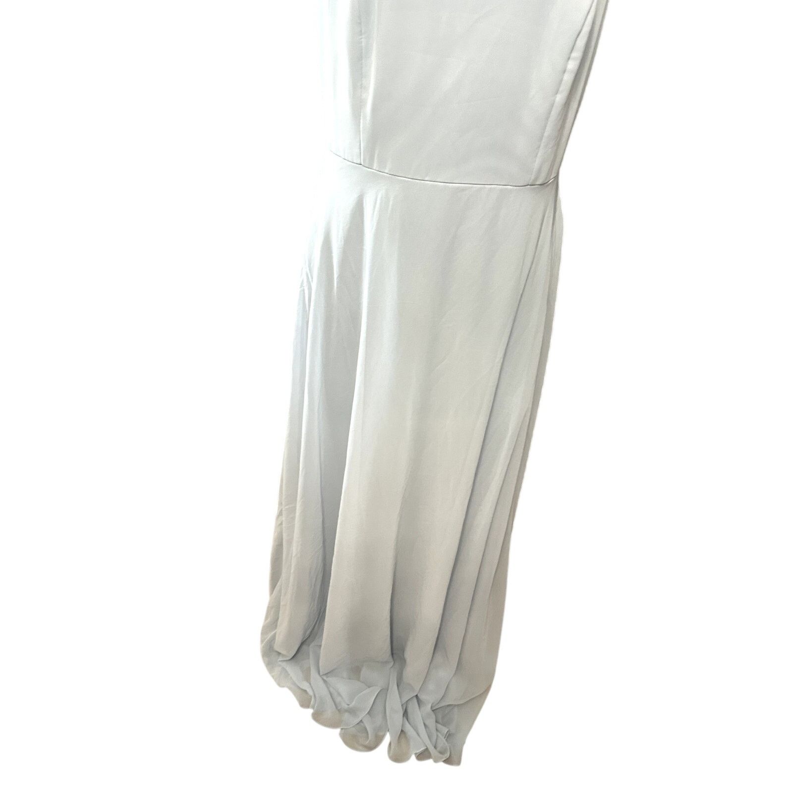 After Six After Six Maxi Dress Halter Backless High Neck Blue 14 NWOT Size XL / US 12-14 / IT 48-50 - 4 Thumbnail