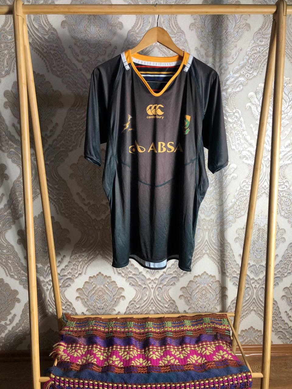 Canterbury of New Zealand VINTAGE CANTERBURY SOUTH AFRICA RETRO RUGBY JERSEY Y2K 90s Size US XXL / EU 58 / 5 - 1 Thumbnail