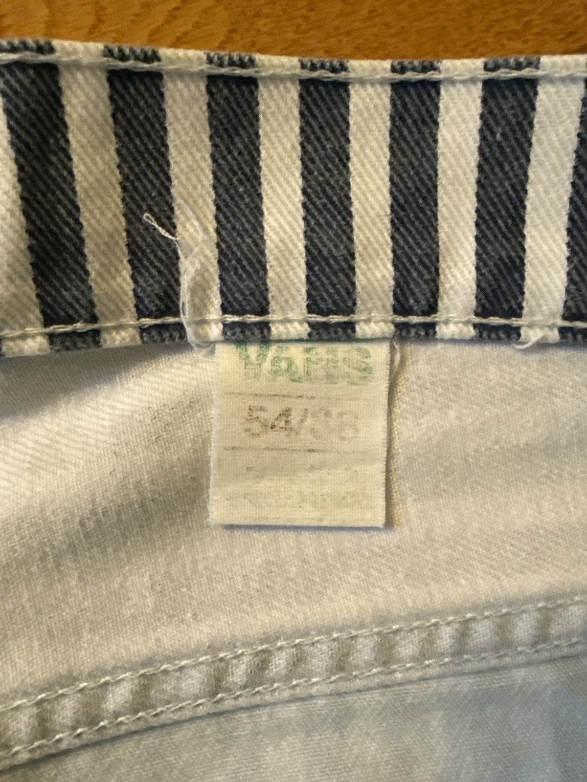 Vans Vintage 90s Vans Striped Denim Size US 38 / EU 54 - 7 Thumbnail