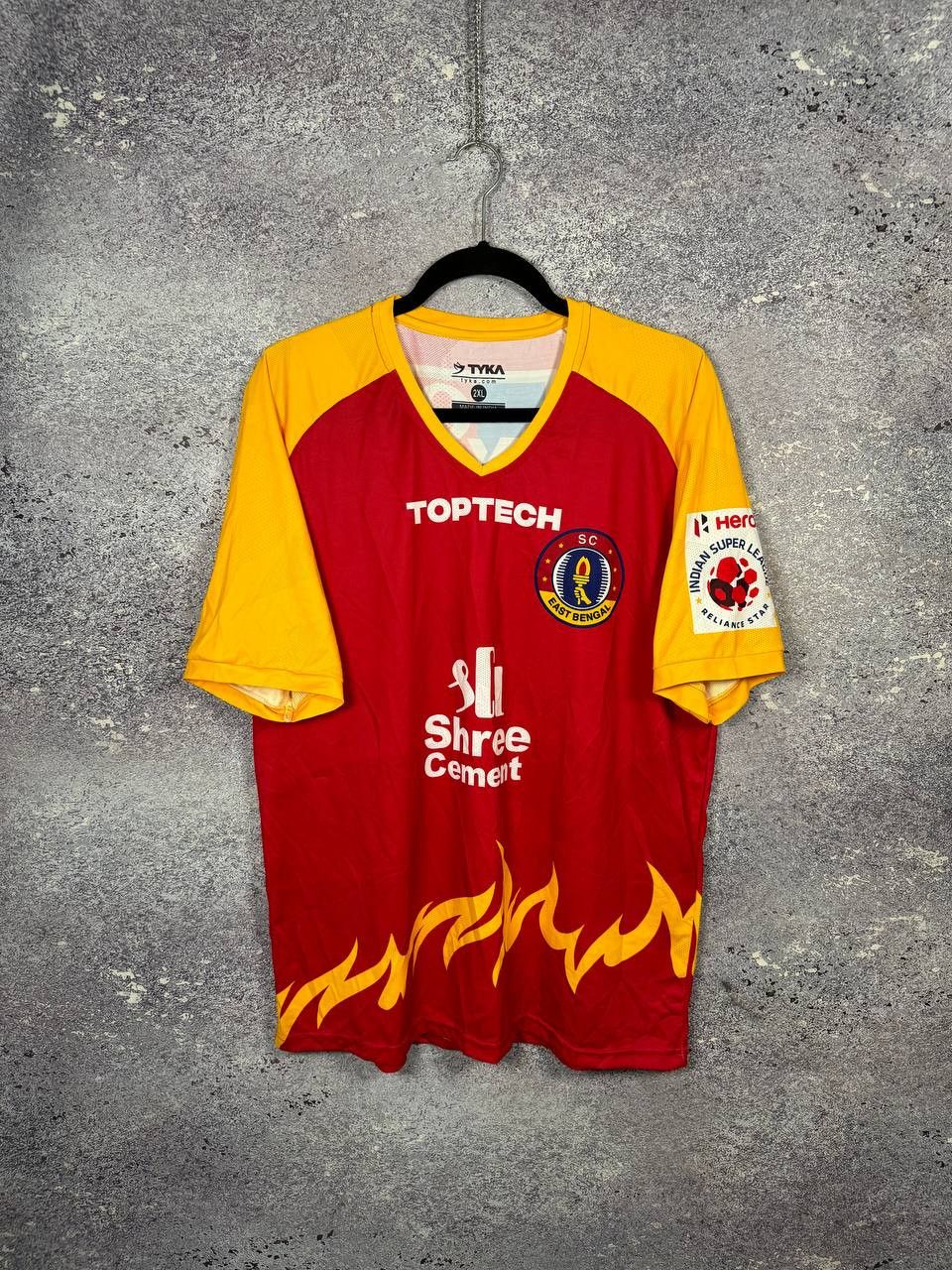 Vintage Matchworn SC East Bengal 2019/20 Toptech Soccer Jersey Size US XXL / EU 58 / 5 - 1 Thumbnail
