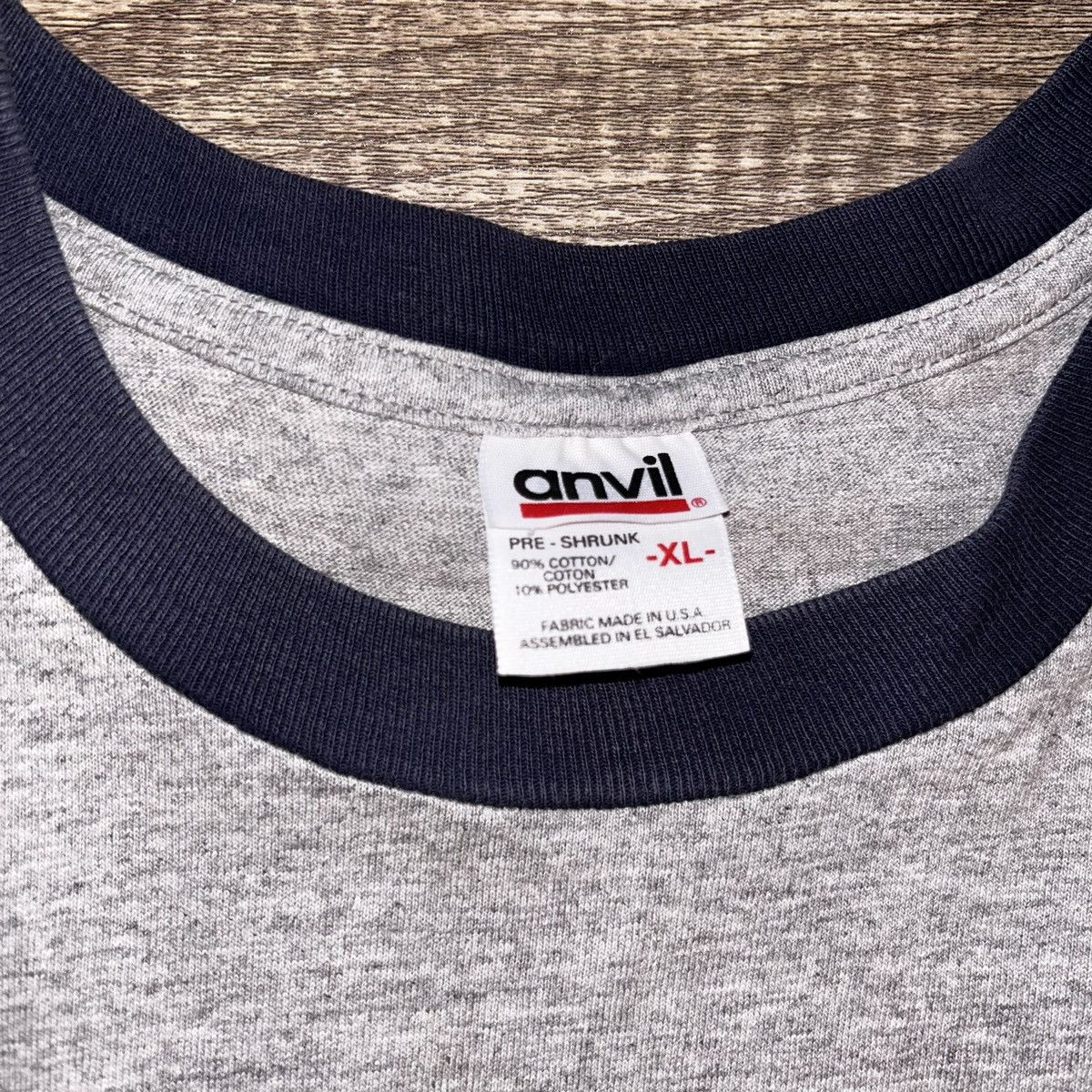 Anvil × Vintage Vintage ringer collar T-shit Size US L / EU 52-54 / 3 - 3 Thumbnail