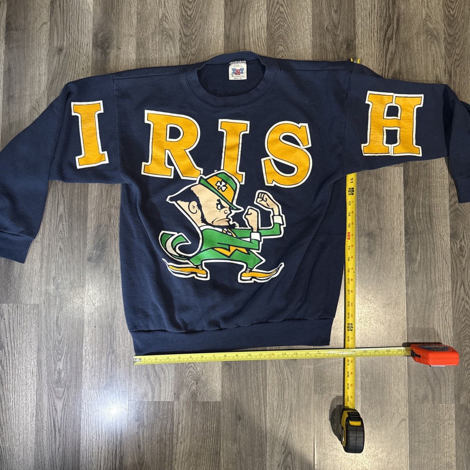 Other Vintage Notre Dame Fighting Irish TNT Crewneck Sweatshirt ☘️ Size US XL / EU 56 / 4 - 2 Thumbnail