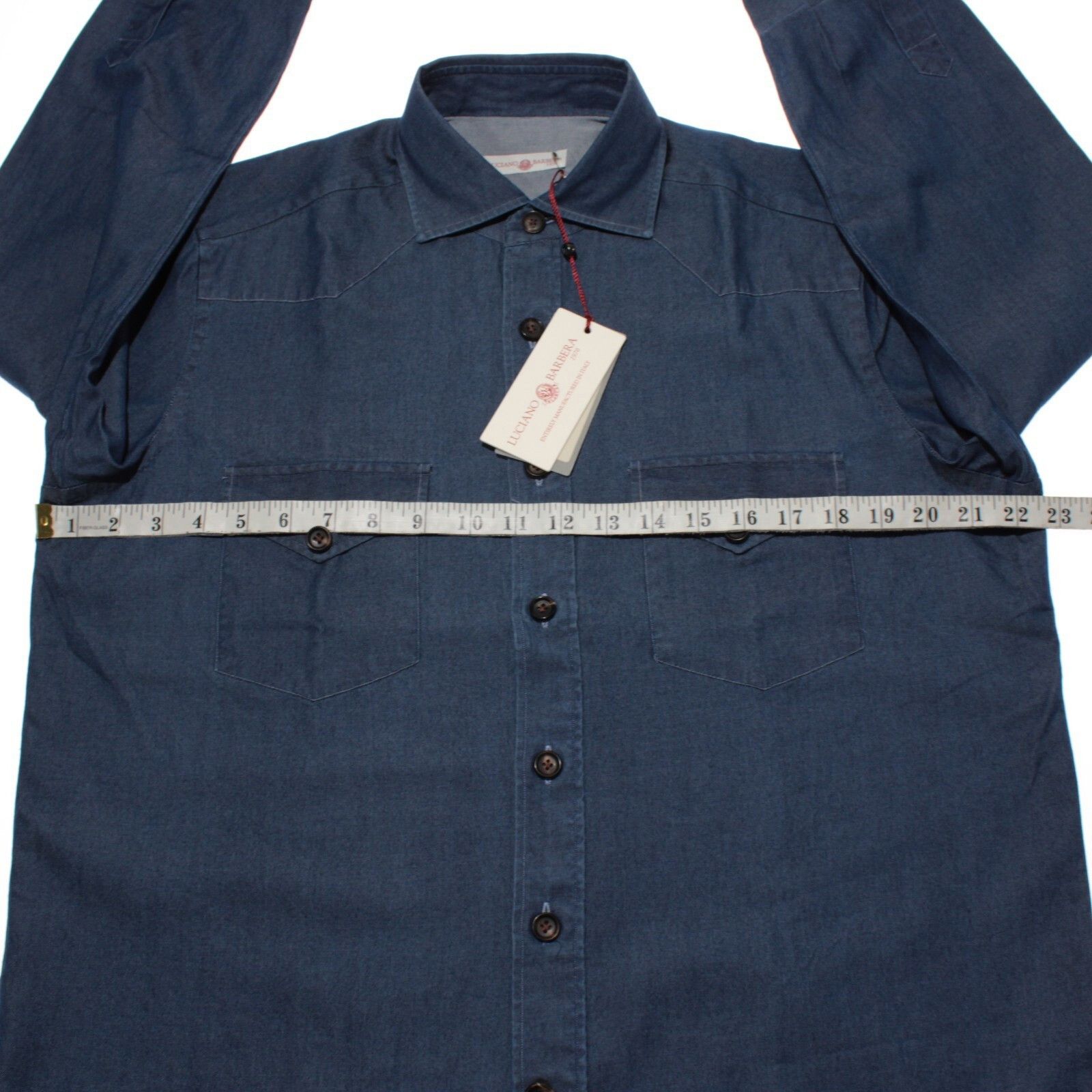 Luciano Barbera Luciano Barbera New with tags Shirt Size M US In Blue Size US M / EU 48-50 / 2 - 7 Thumbnail