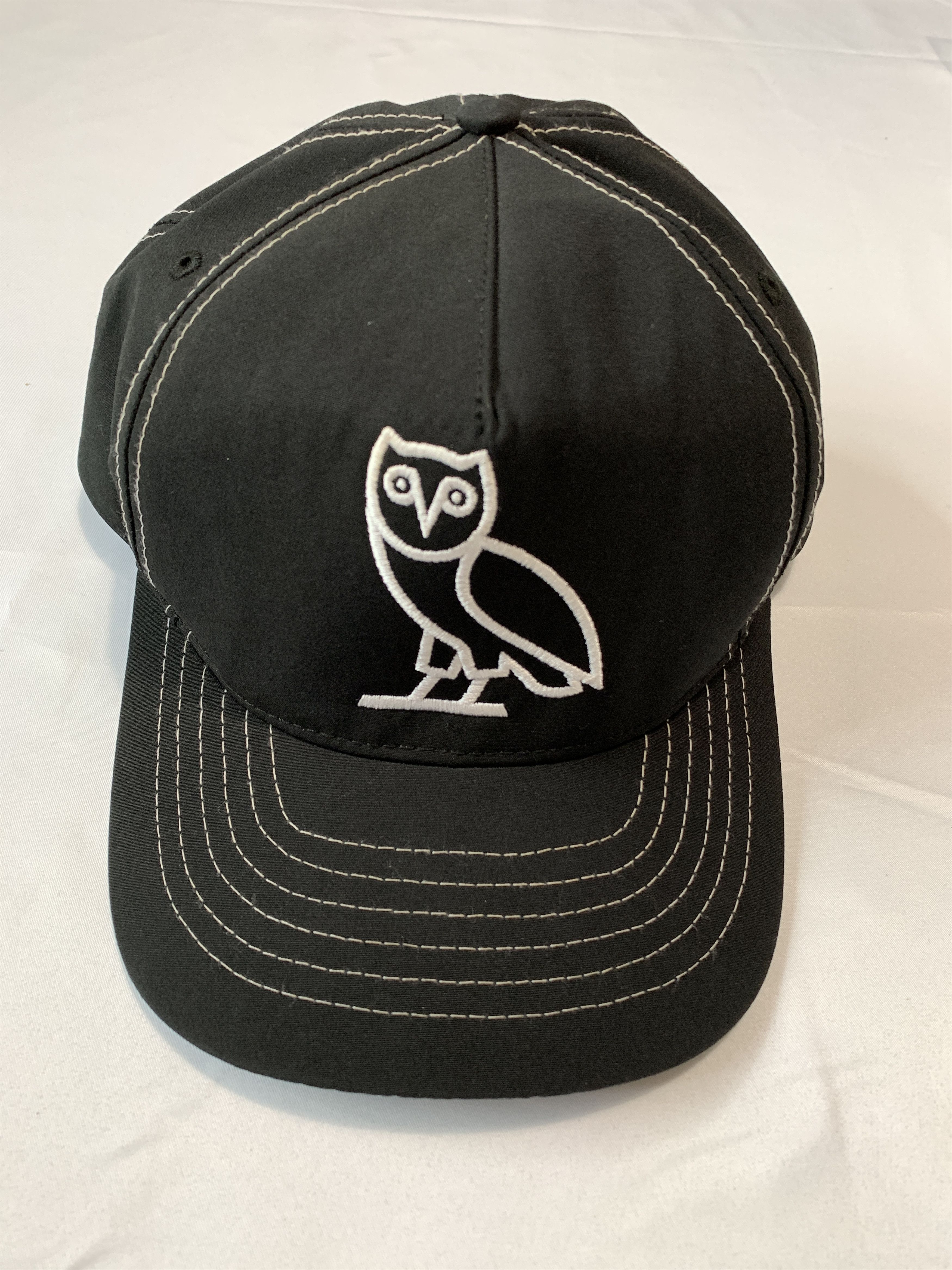 Drake OVO OG Owl Contrast Stitch Snapback Hat Cap Black Size ONE SIZE - 3 Thumbnail