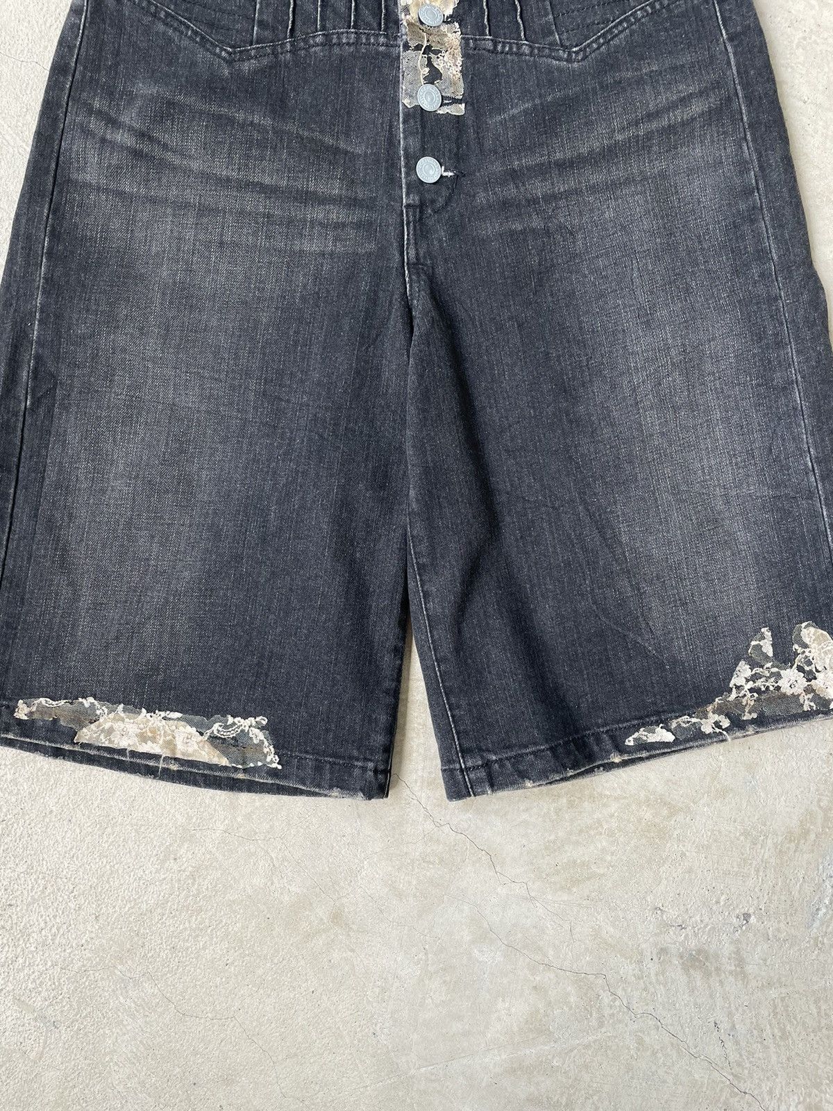 sunaokuwahara double-sided denim pants Sunao Kuwahara High Waist