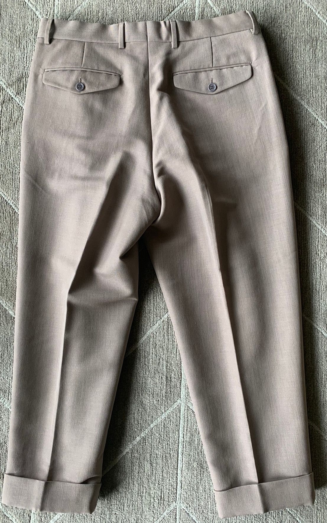 Dries Van Noten cropped, baggy wool pants Size US 32 / EU 48 - 4 Thumbnail