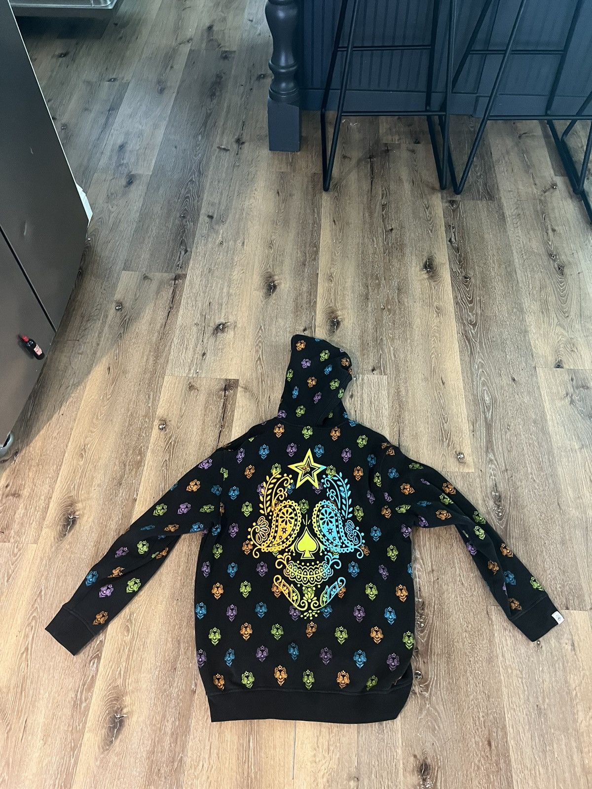 Japanese Brand Skull full zip up hoodie Size US L / EU 52-54 / 3 - 5 Thumbnail