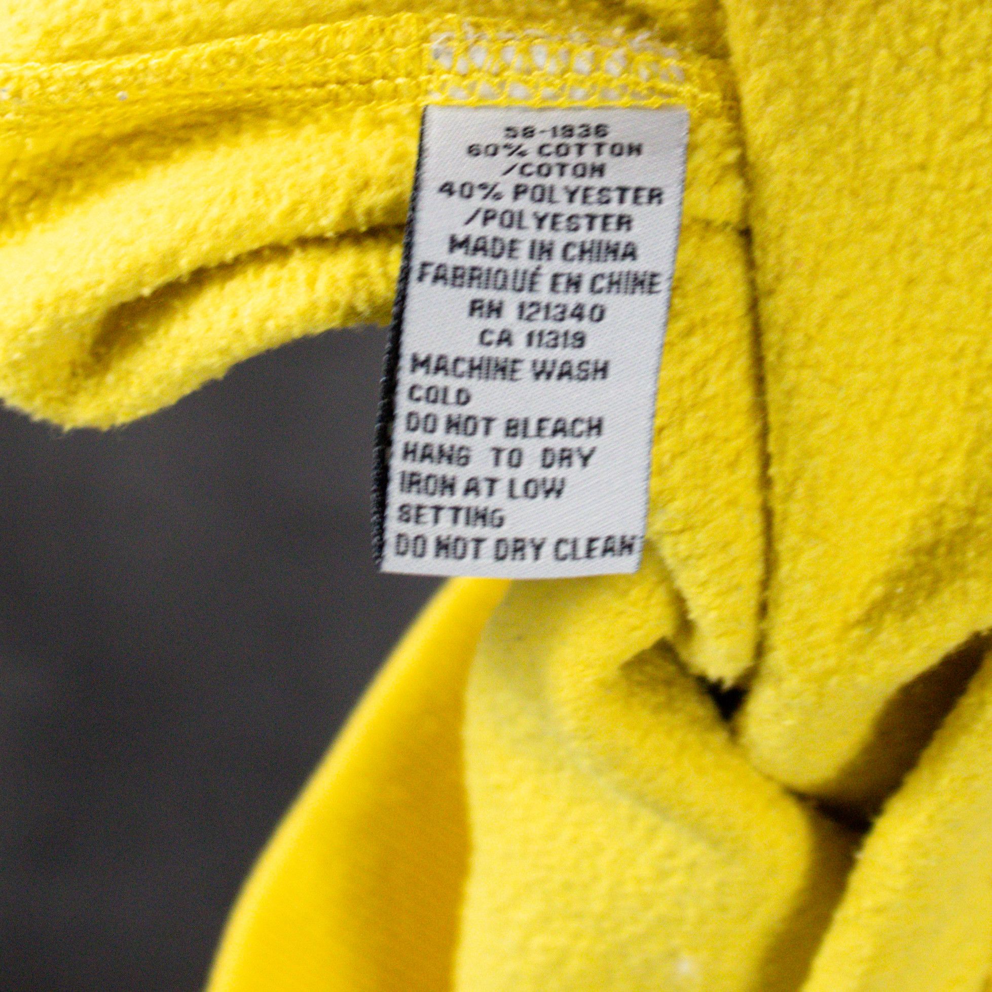 Abercrombie & Fitch Y2K 00'S GRG Montreal Yellow Mall Core Grunge Yellow Hoodie Size US M / EU 48-50 / 2 - 6 Thumbnail