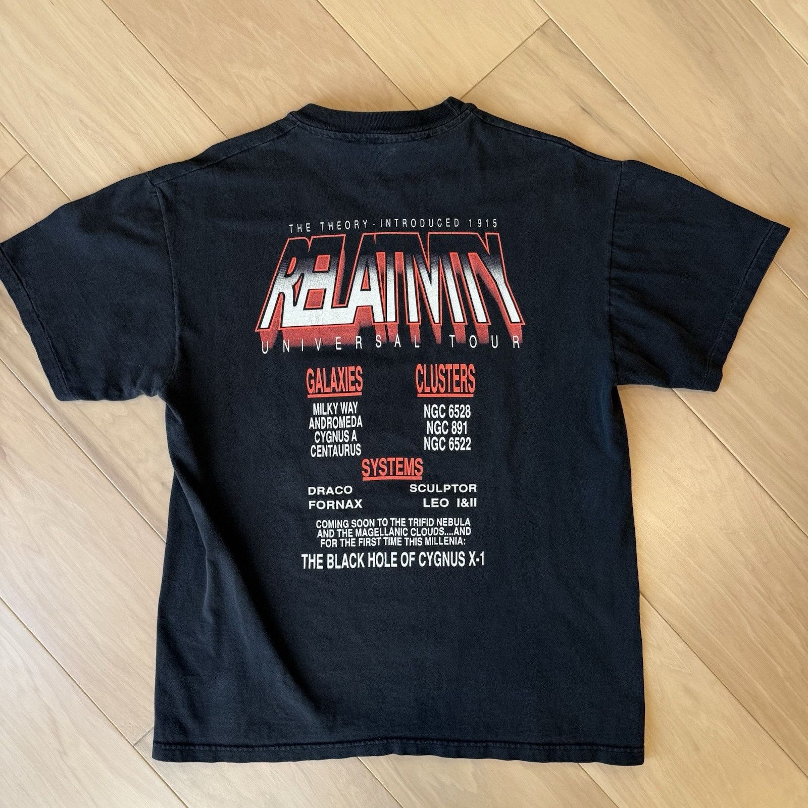Vintage Vintage Albert Einstein Andazia Shirt L Black 90s Relativity Size US L / EU 52-54 / 3 - 6 Thumbnail