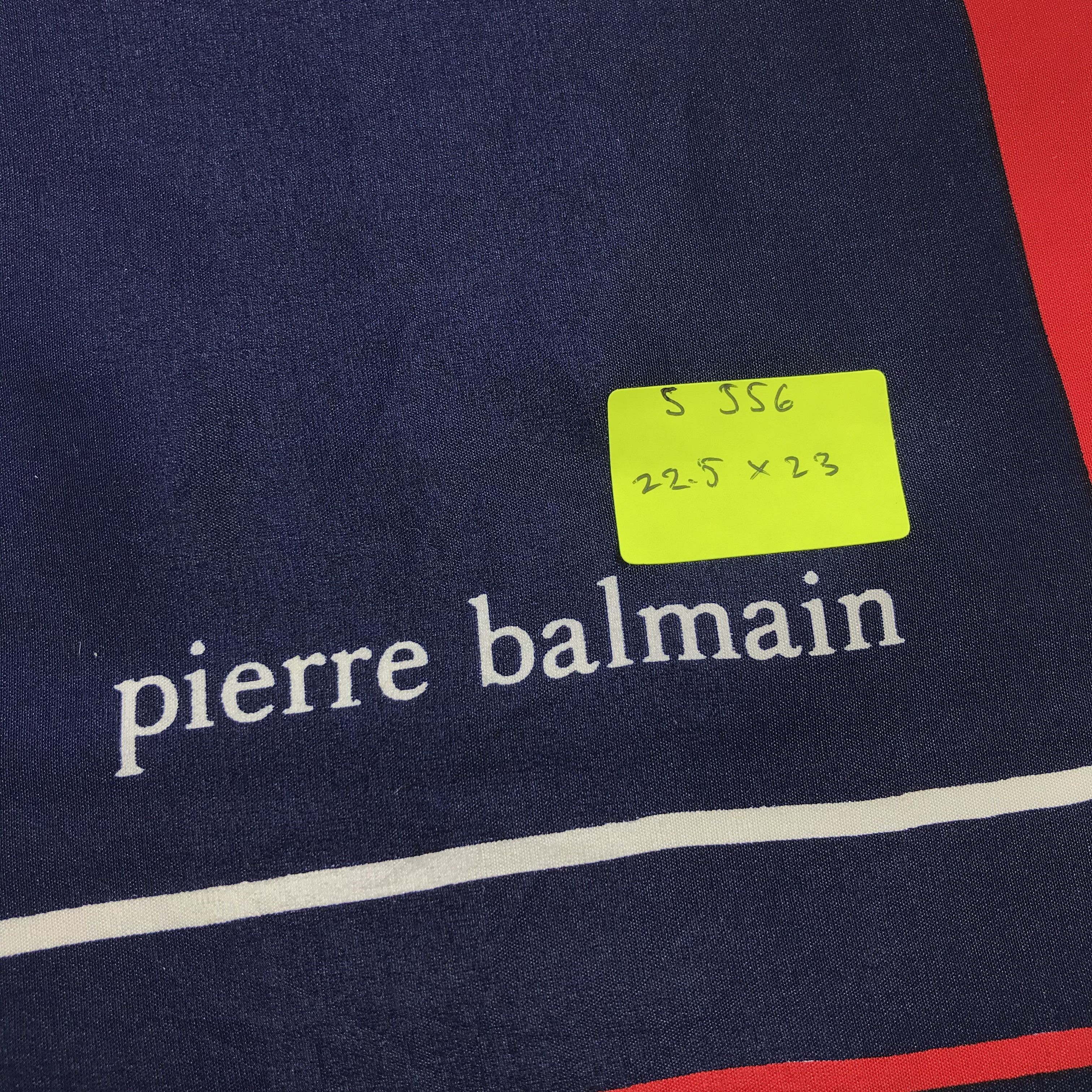 Pierre Balmain × Vintage Pierre Balmain Bandana / Handkerchief / Neckerchief - S556 Size ONE SIZE - 5 Thumbnail