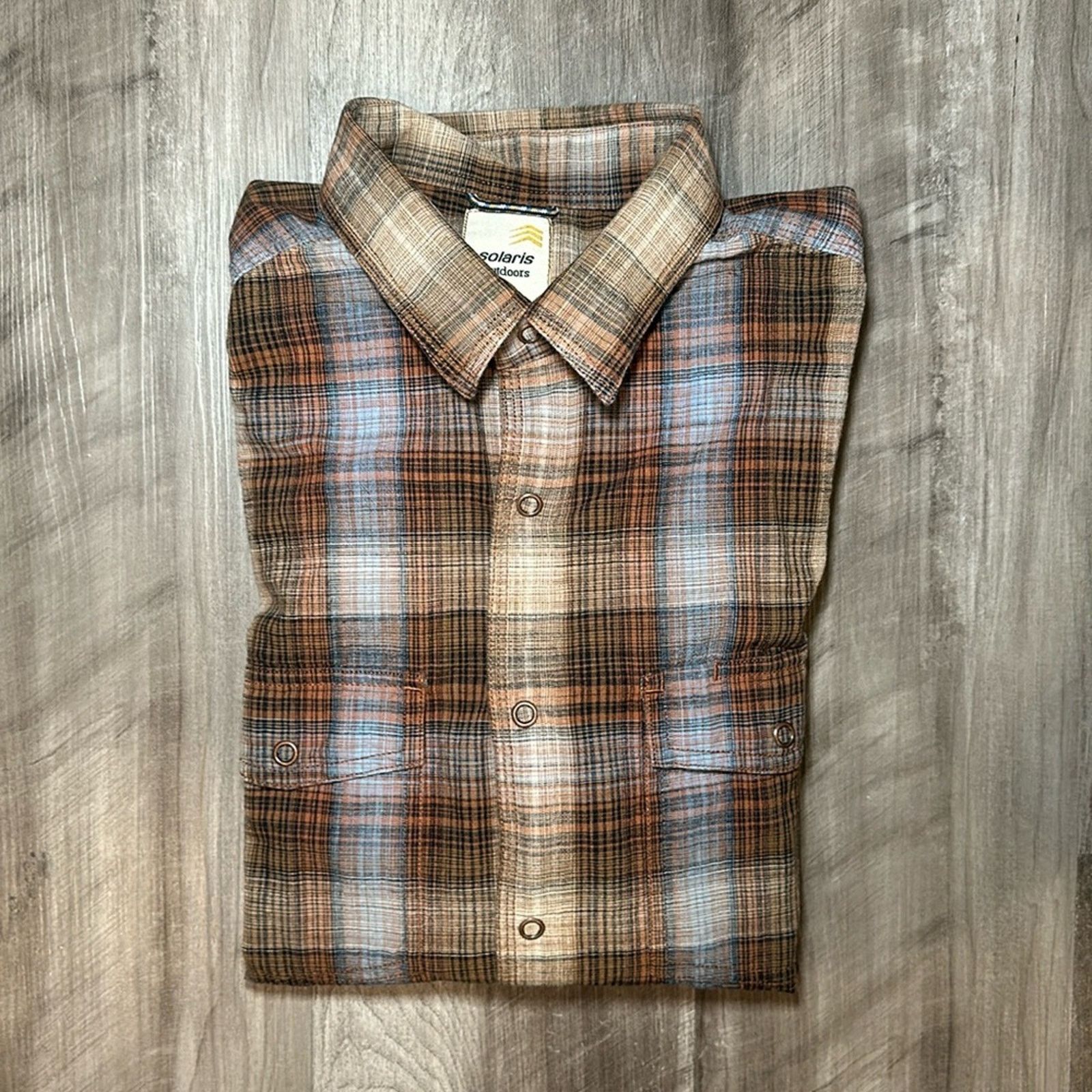 Other Solaris Outdoor Short Sleeve Snap Button - Large Size US L / EU 52-54 / 3 - 1 Thumbnail