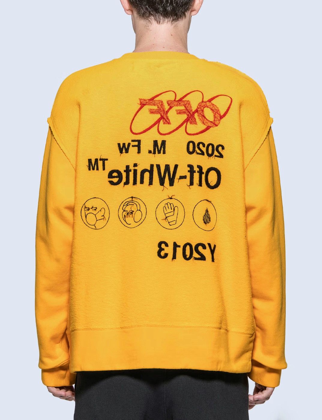 Off-White × Virgil Abloh 🔥 OFF-WHITE Industrial Y013 Incomp Sweatshirt Size US M / EU 48-50 / 2 - 2 Thumbnail