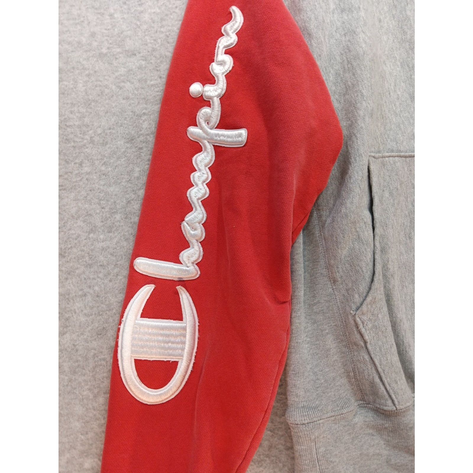 Champion Champion Hooded Sweatshirt Mens S Color Block Pullover Logo Embroidered All Seasons Gift: none Size US S / EU 44-46 / 1 - 6 Thumbnail