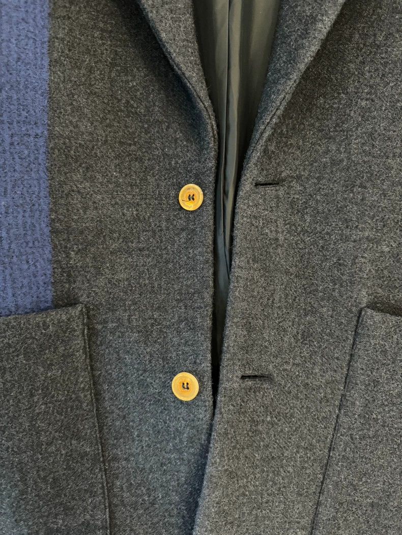 Song For The Mute Song For The Mute Color-block wool coat Size US S / EU 44-46 / 1 - 3 Thumbnail