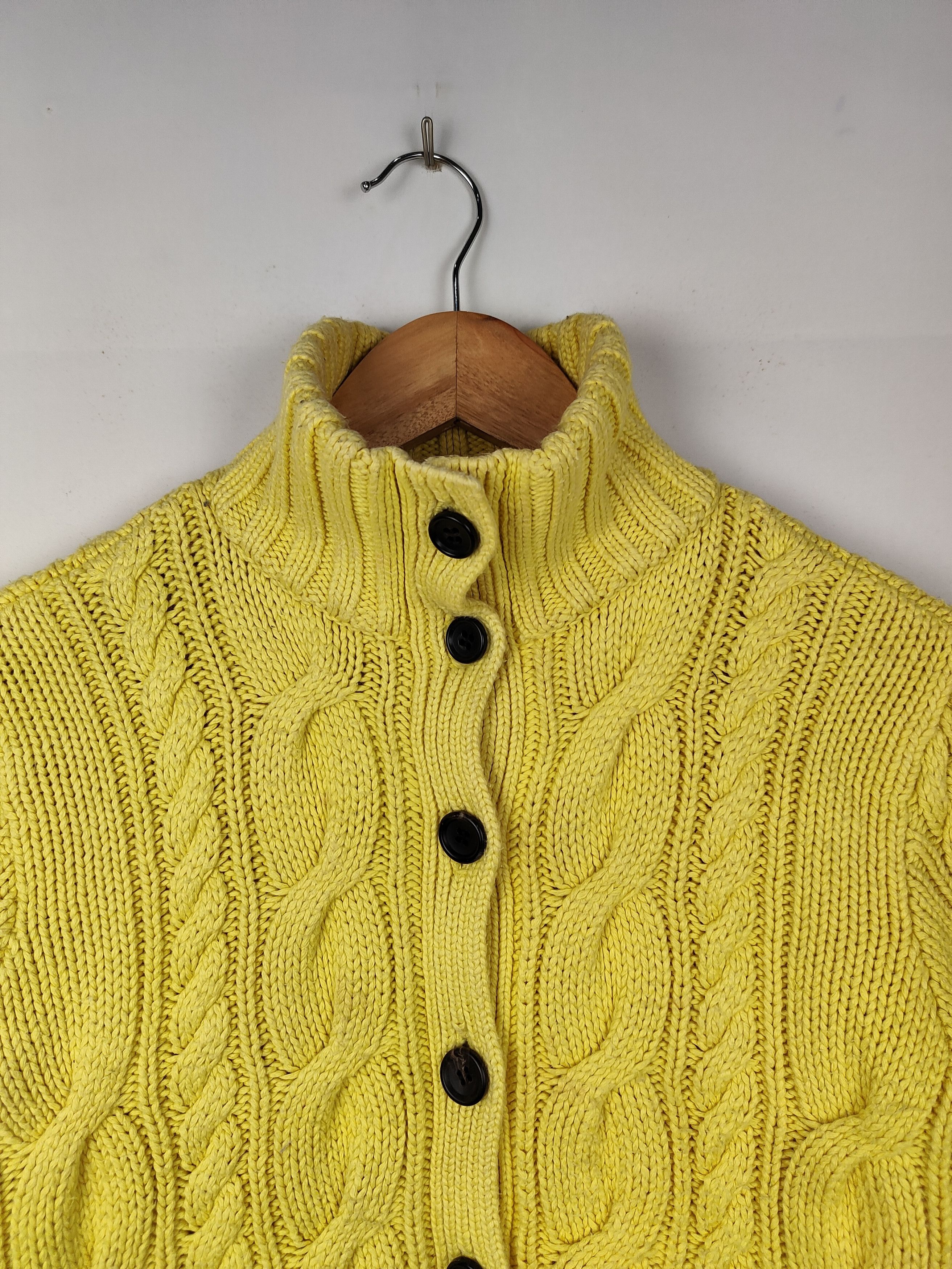 Ralph Lauren × Vintage Vintage Ralph Lauren Knitwear Cardigan Sweater Size M / US 6-8 / IT 42-44 - 2 Thumbnail