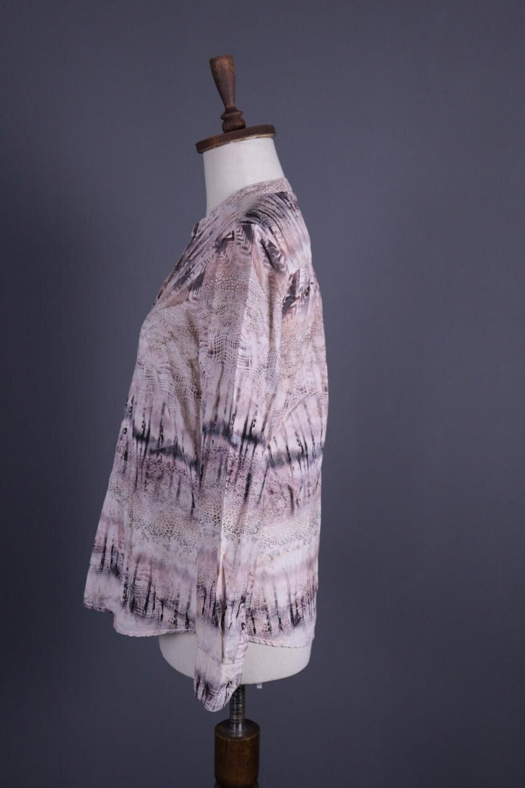 Designer Emily Van Den Bergh Pink Designer Printed Shirt Size 42 / L Size M / US 6-8 / IT 42-44 - 5 Thumbnail