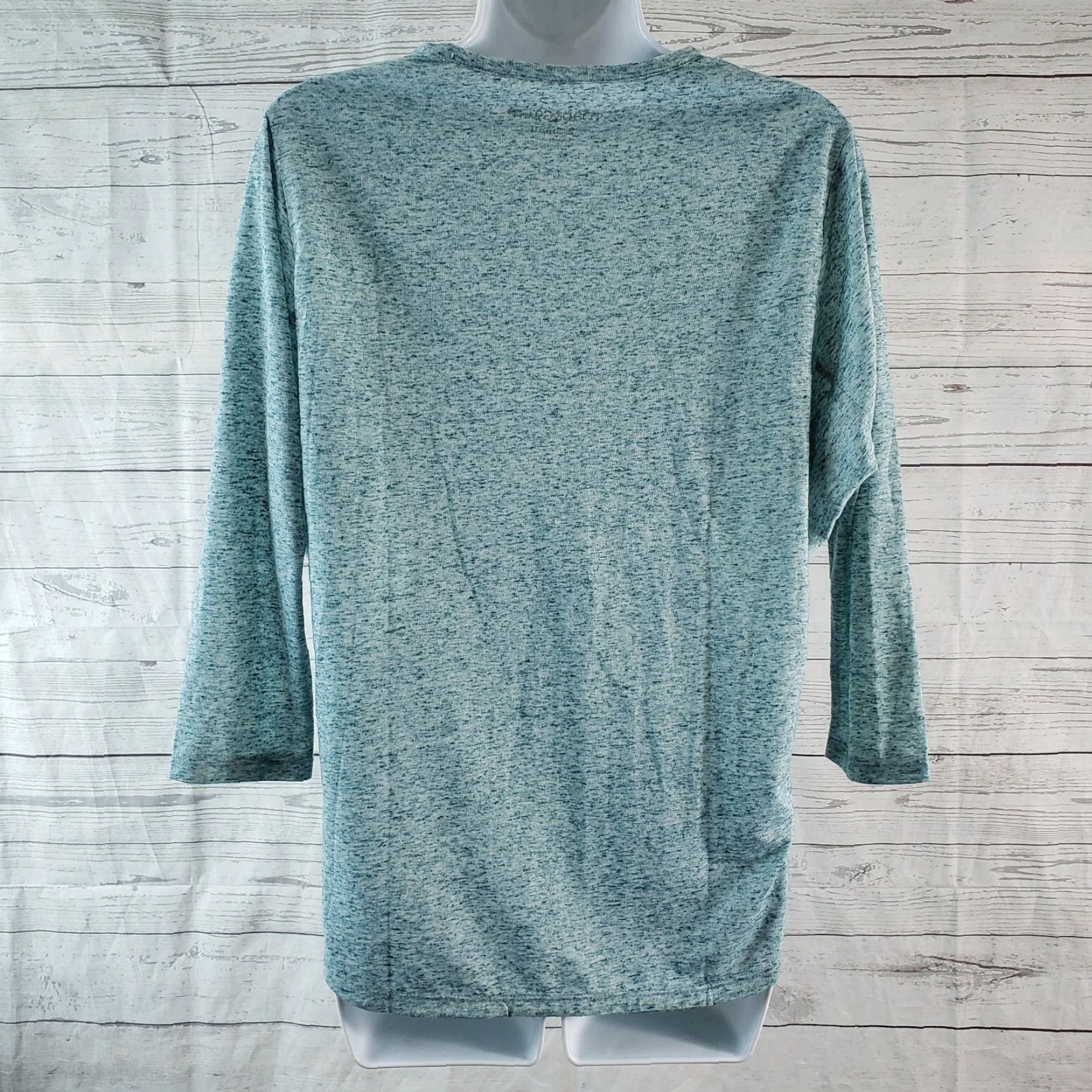 Toad&Co Toad&Co Womens Ember 3/4 Sleeve Tee XS Blue Heathered Tee Mens? Size XS / US 0-2 / IT 36-38 - 5 Thumbnail