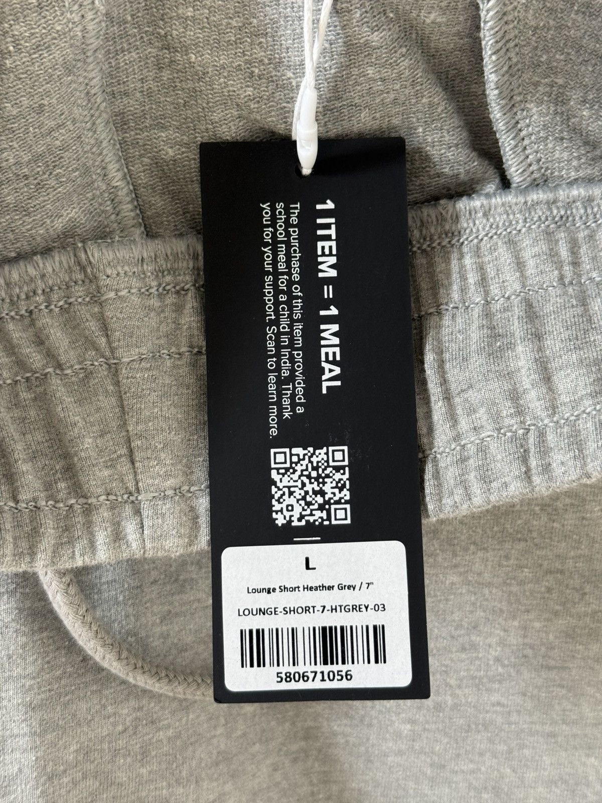 Other Bearbottom Clothing Lounge 7" Shorts Heather Grey Sz L Large Size US 34 / EU 50 - 6 Thumbnail