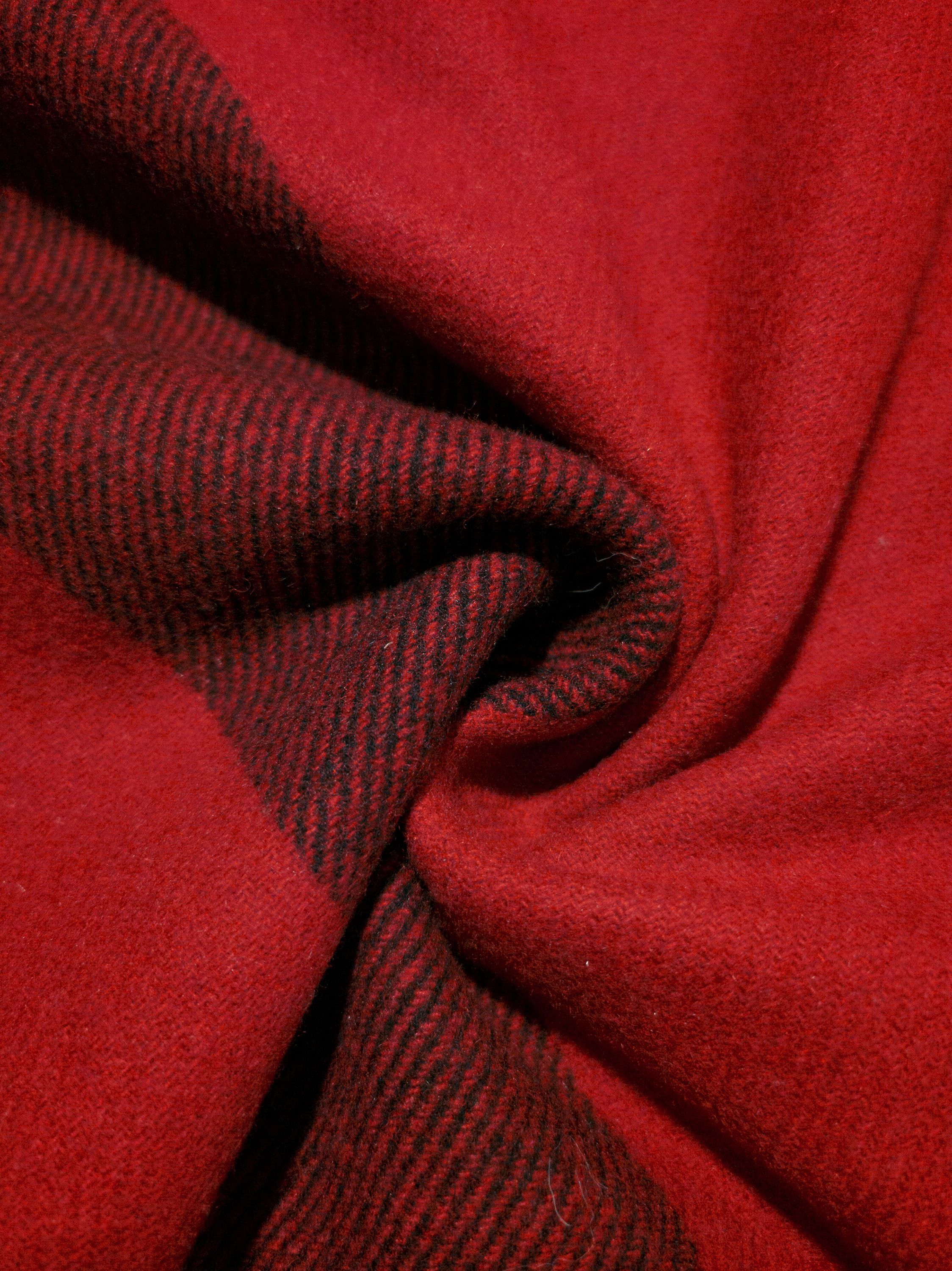 Polo Ralph Lauren MSRP~350€ Overshirt Wool Tweed + Leather, Mounties Style Red Size US S / EU 44-46 / 1 - 14 Thumbnail