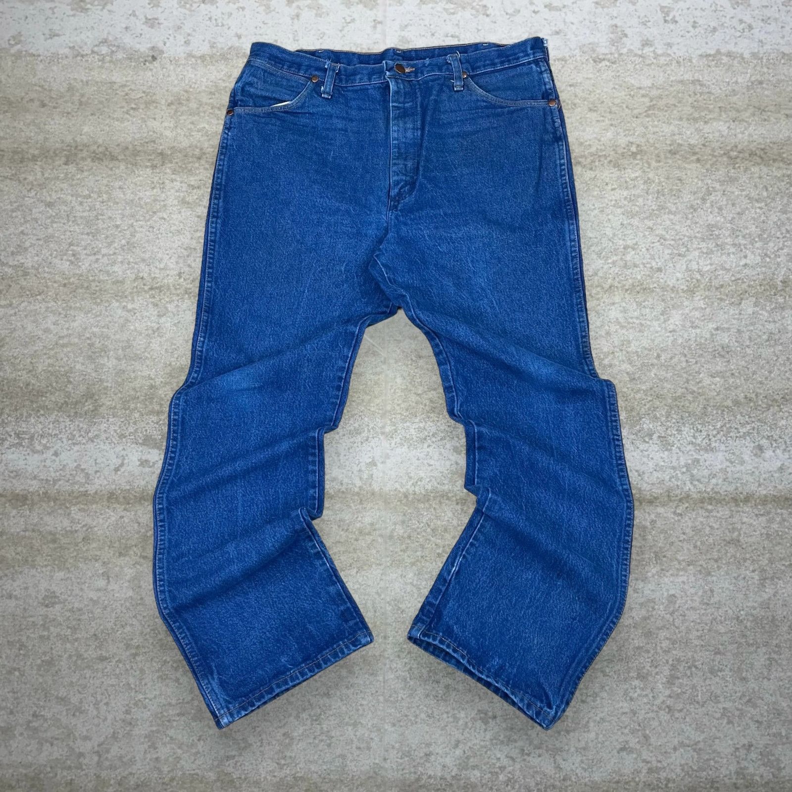 Wrangler Vintage Y2K Wrangler Jeans 38x32 Bootcut Flared Dark Wash Size US 38 / EU 54 - 2 Thumbnail